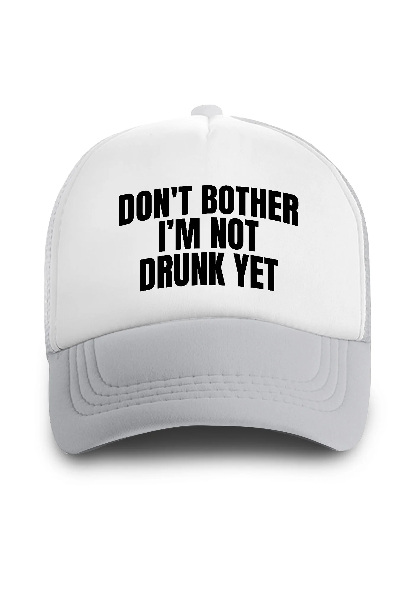Don't Bother I'm Not Drunk Yet Trucker Hat - Image 3