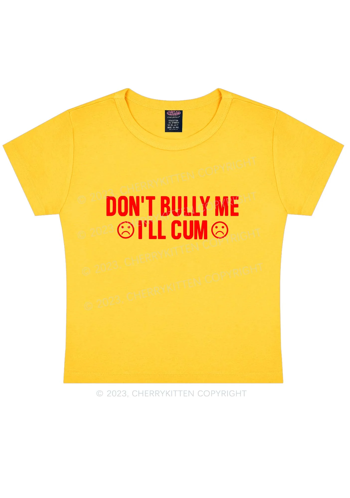 Don't Bully Me Y2k Baby Tee - Image 5