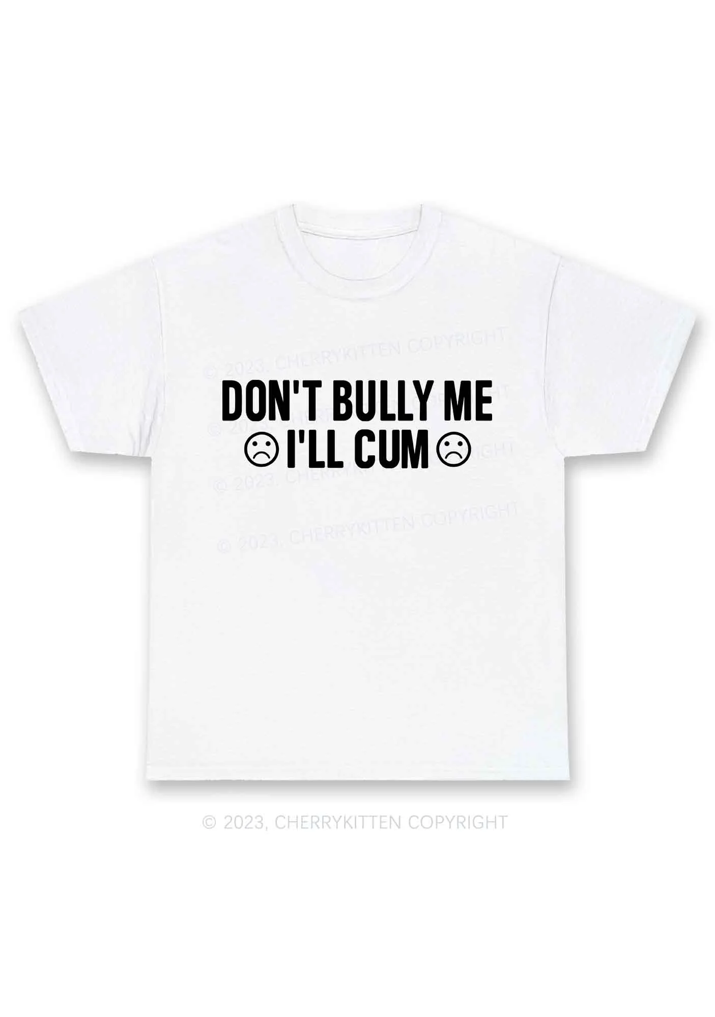 Don't Bully Me Y2K Chunky Shirt Cherrykitten - Image 4