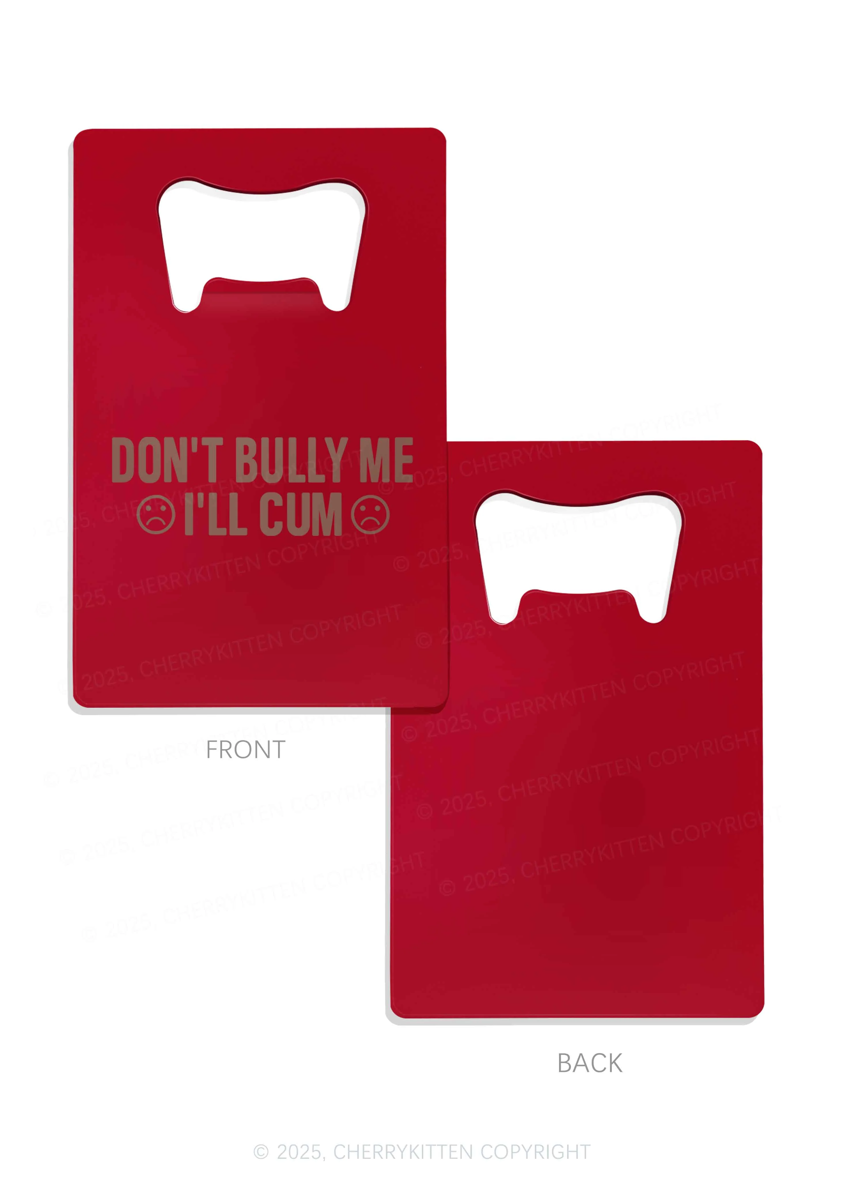 Dont Bully Me Y2K Credit Card Bottle Openers Cherrykitten - Image 6