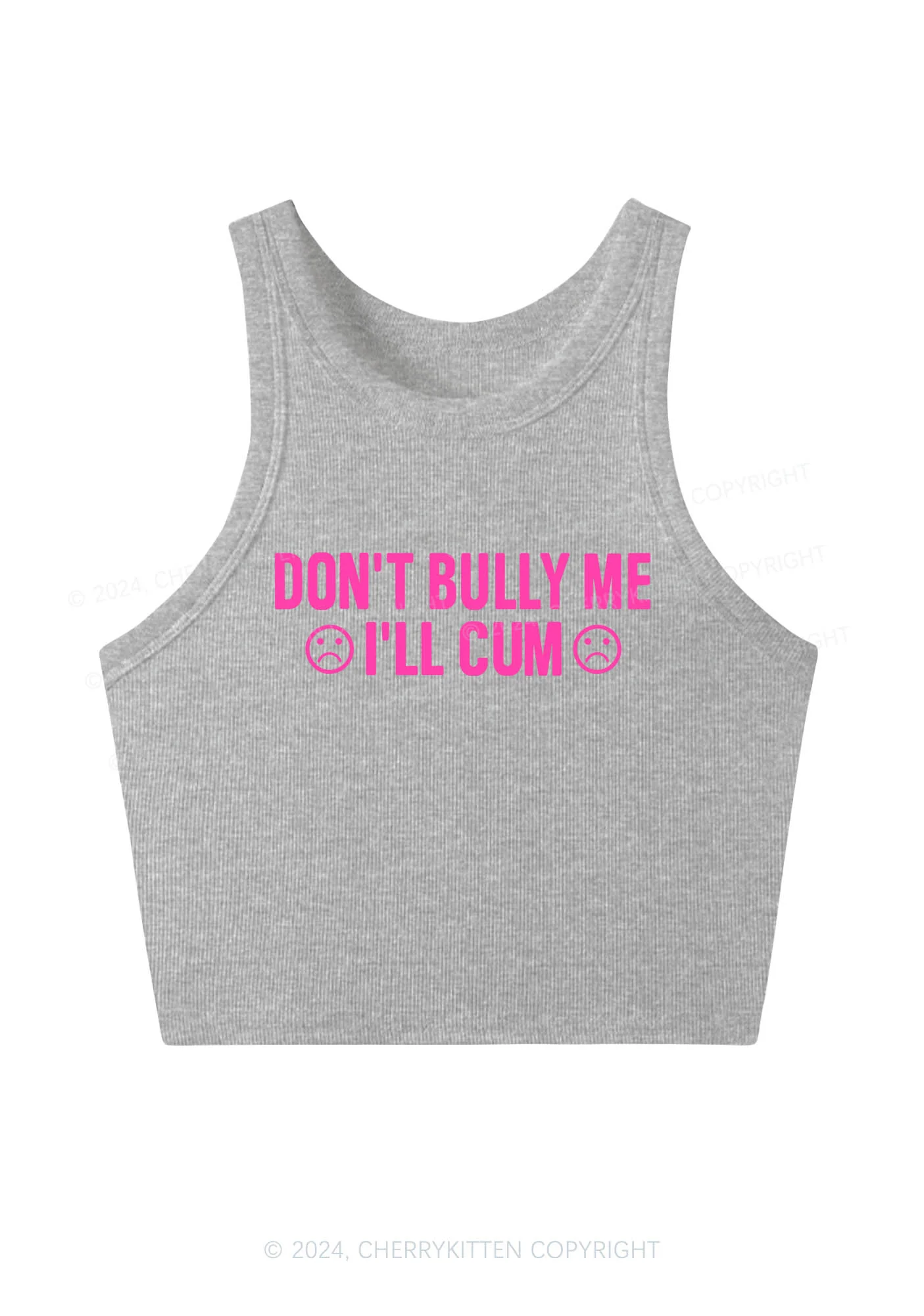 Don't Bully Me Y2K Crop Tank Top Cherrykitten - Image 4