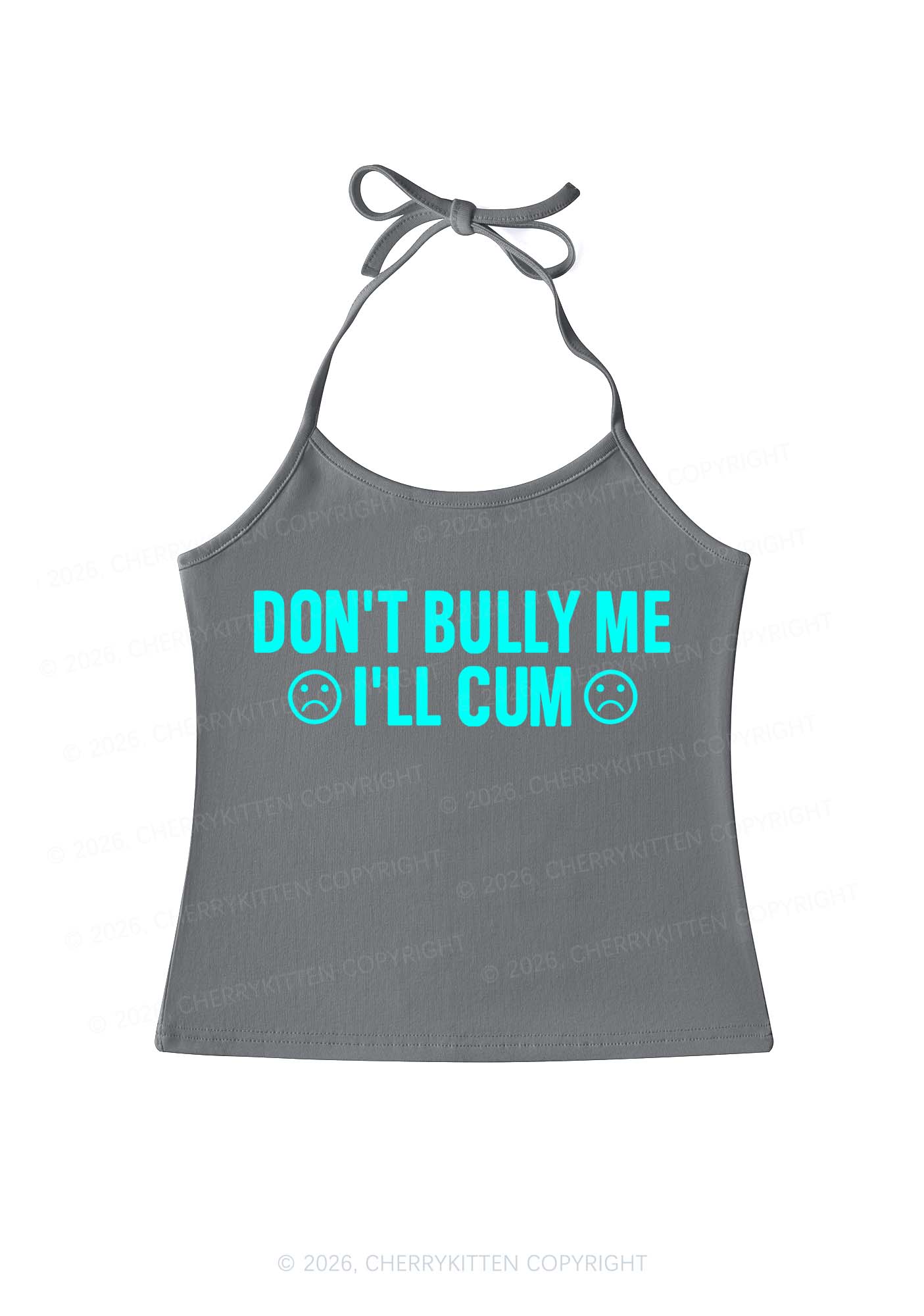 Dont Bully Me Y2K Halter Neck Cami Cherrykitten - Image 10