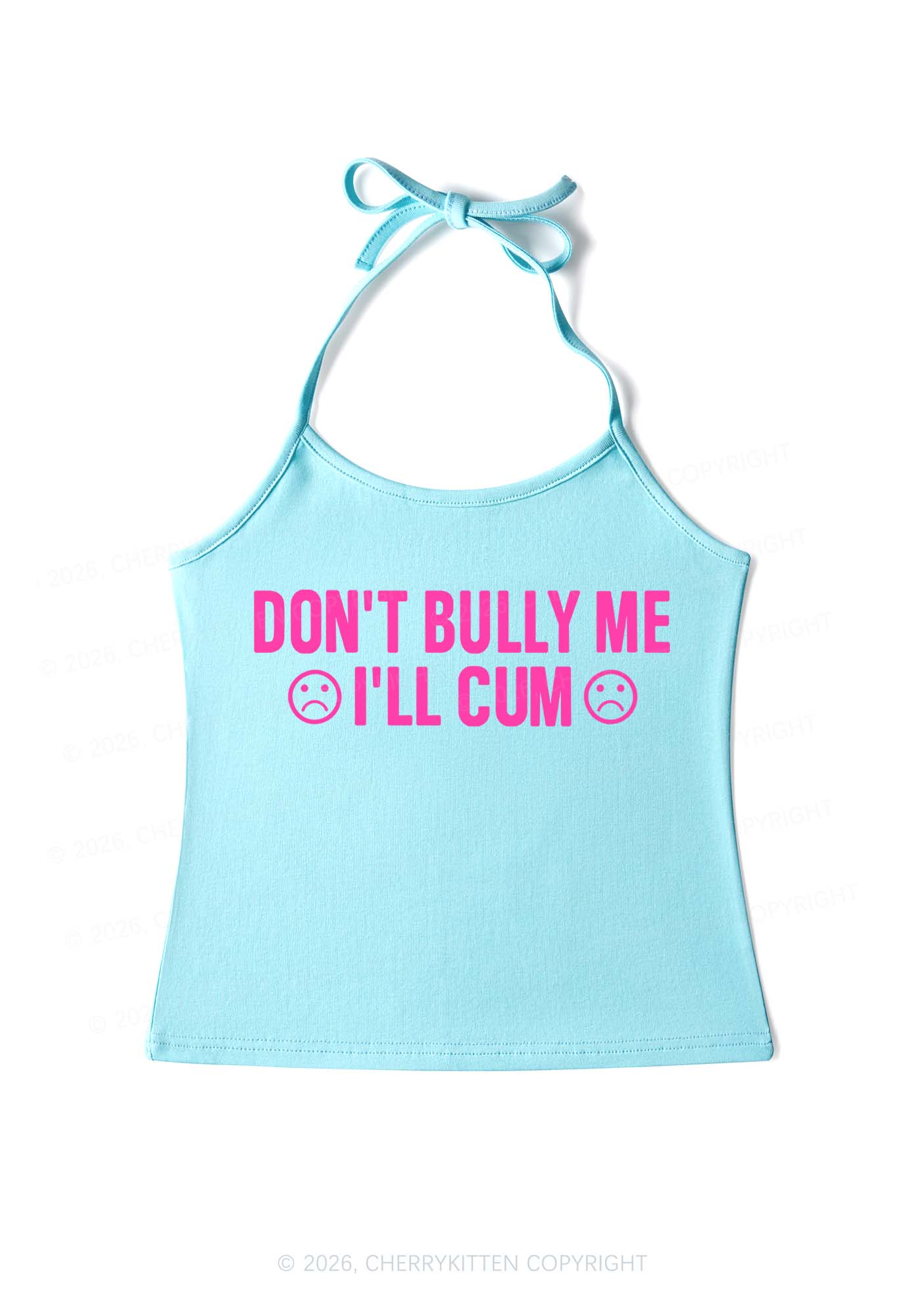 Dont Bully Me Y2K Halter Neck Cami Cherrykitten - Image 5
