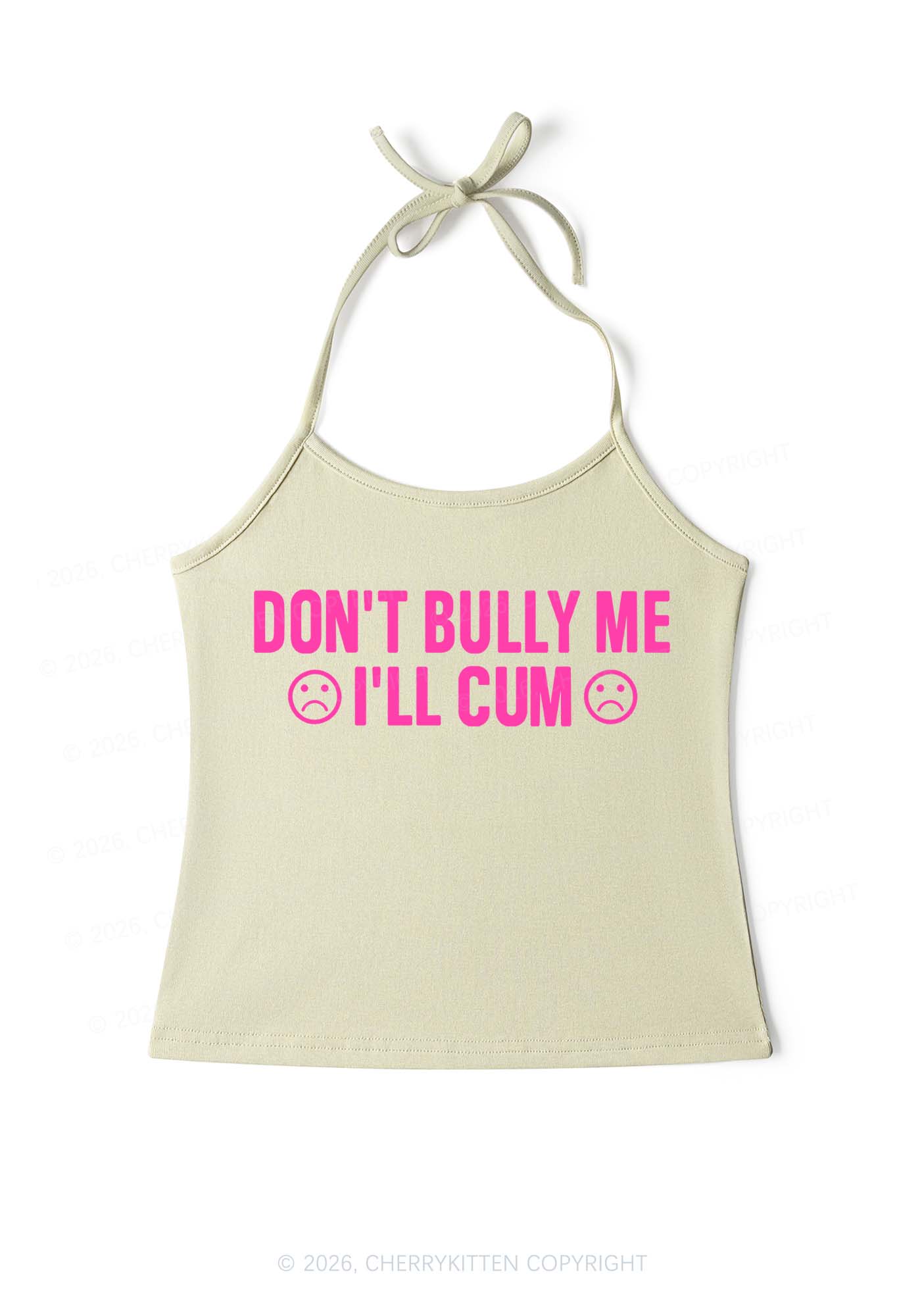 Dont Bully Me Y2K Halter Neck Cami Cherrykitten - Image 6