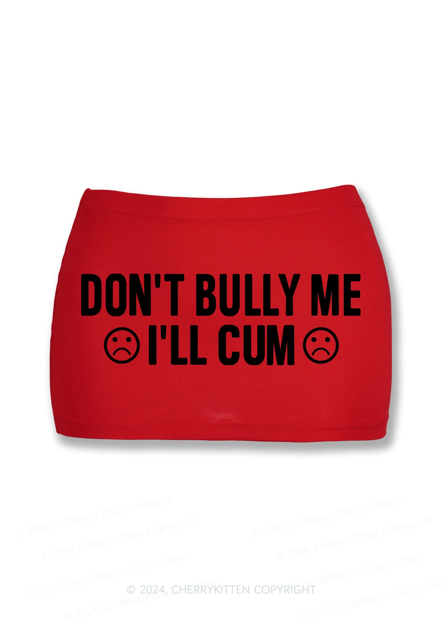 Don't Bully Me Y2K Mini Hip Skirt Cherrykitten - Image 3