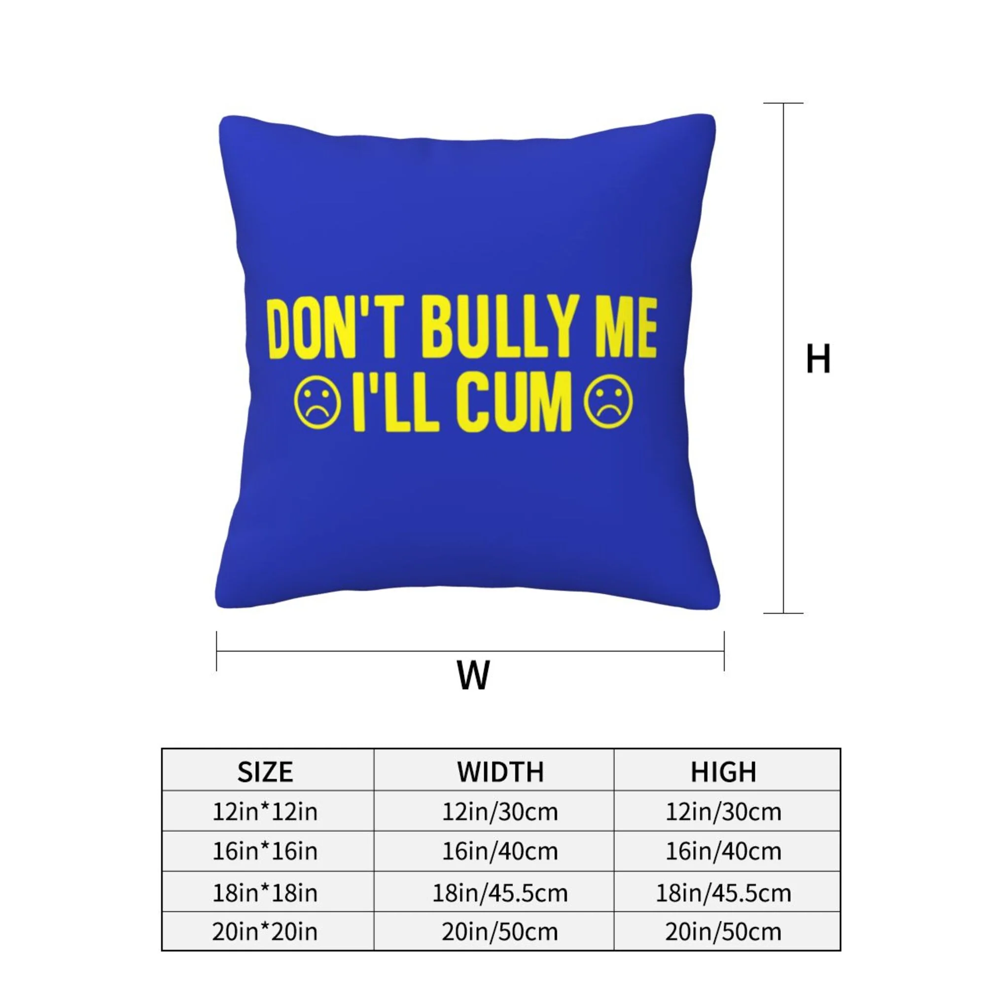 Dont Bully Me Y2K Throw Pillow Cover Cherrykitten - Image 3