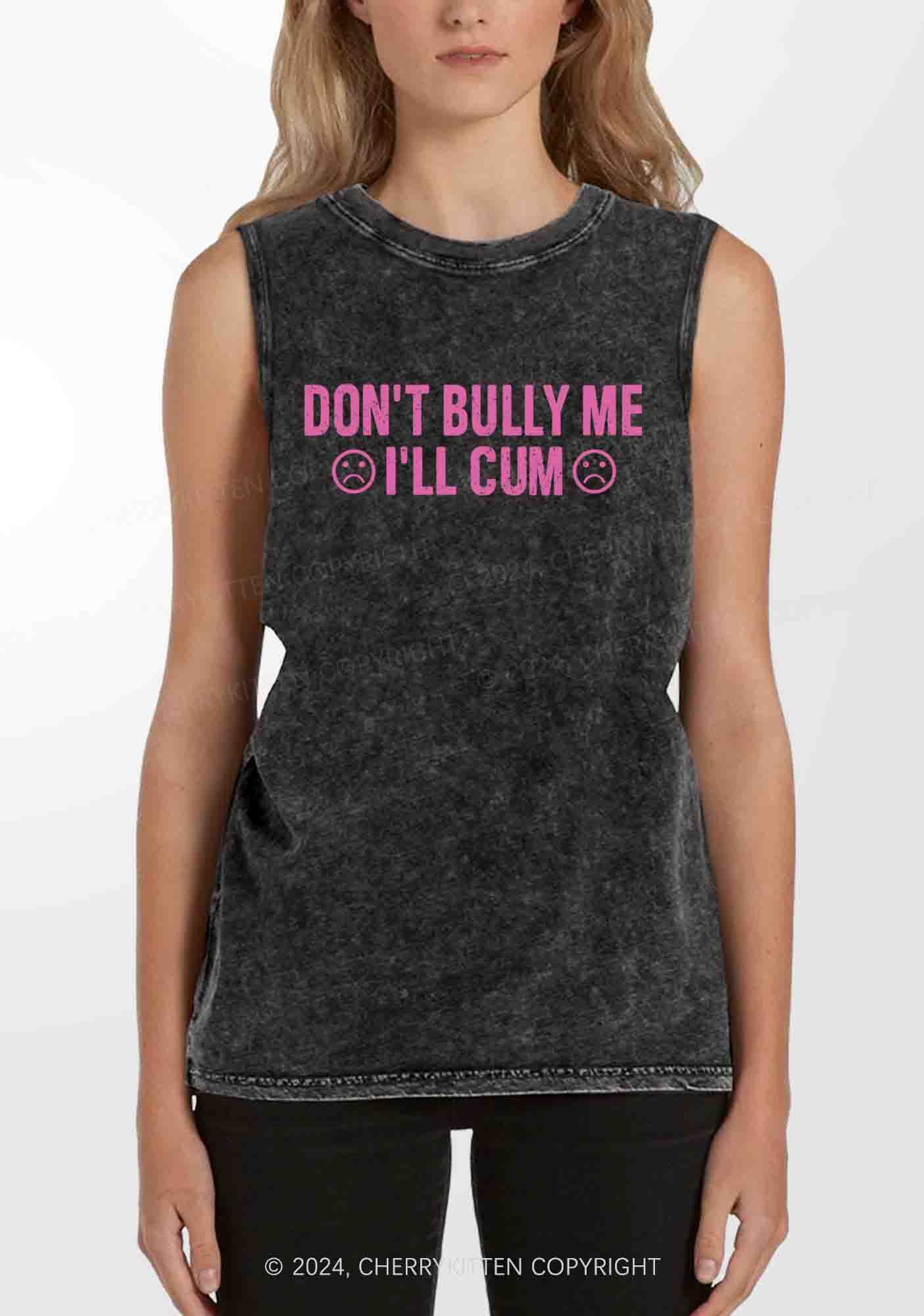 Don't Bully Me Y2K Washed Tank Cherrykitten - Image 2