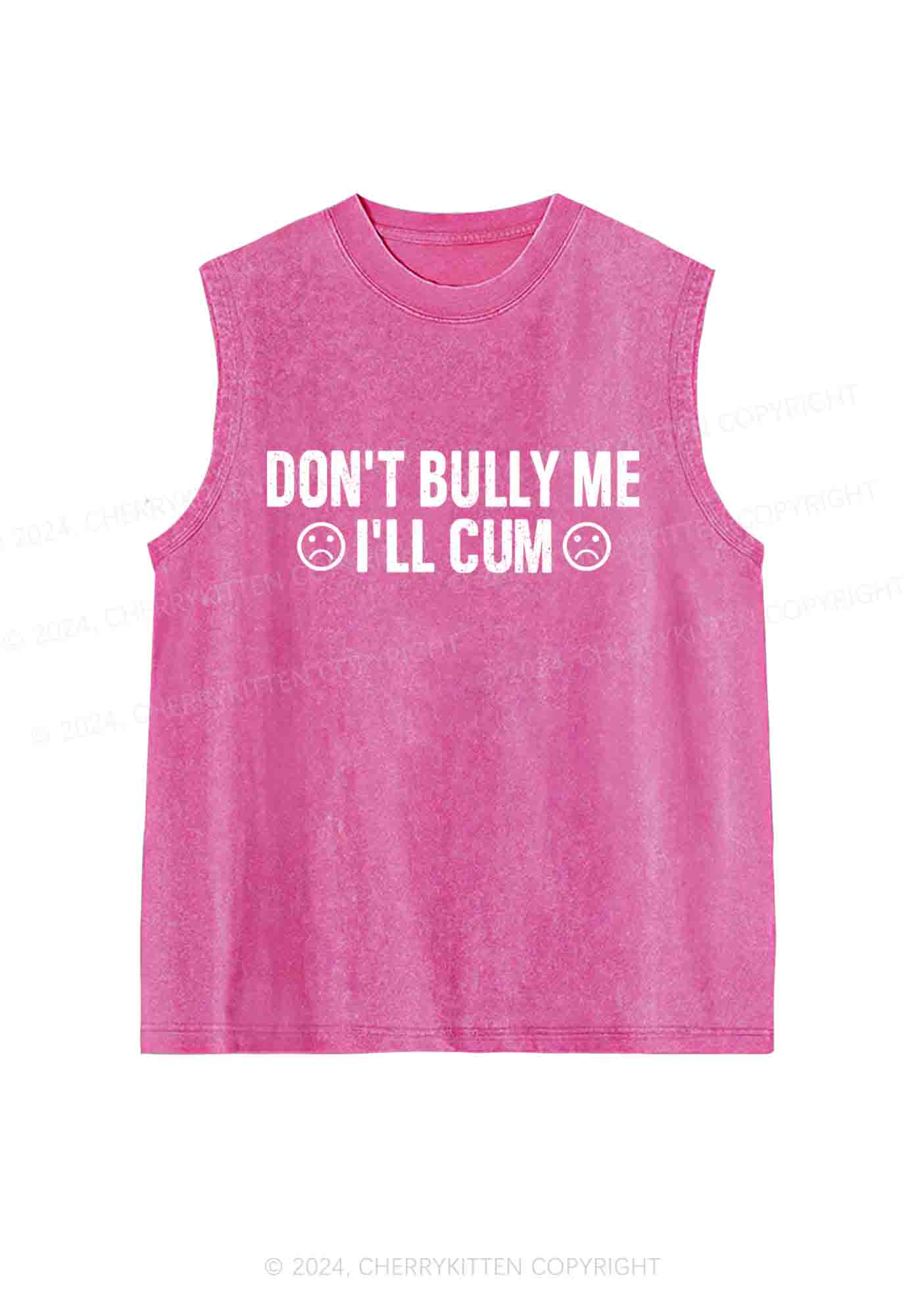 Don't Bully Me Y2K Washed Tank Cherrykitten - Image 3