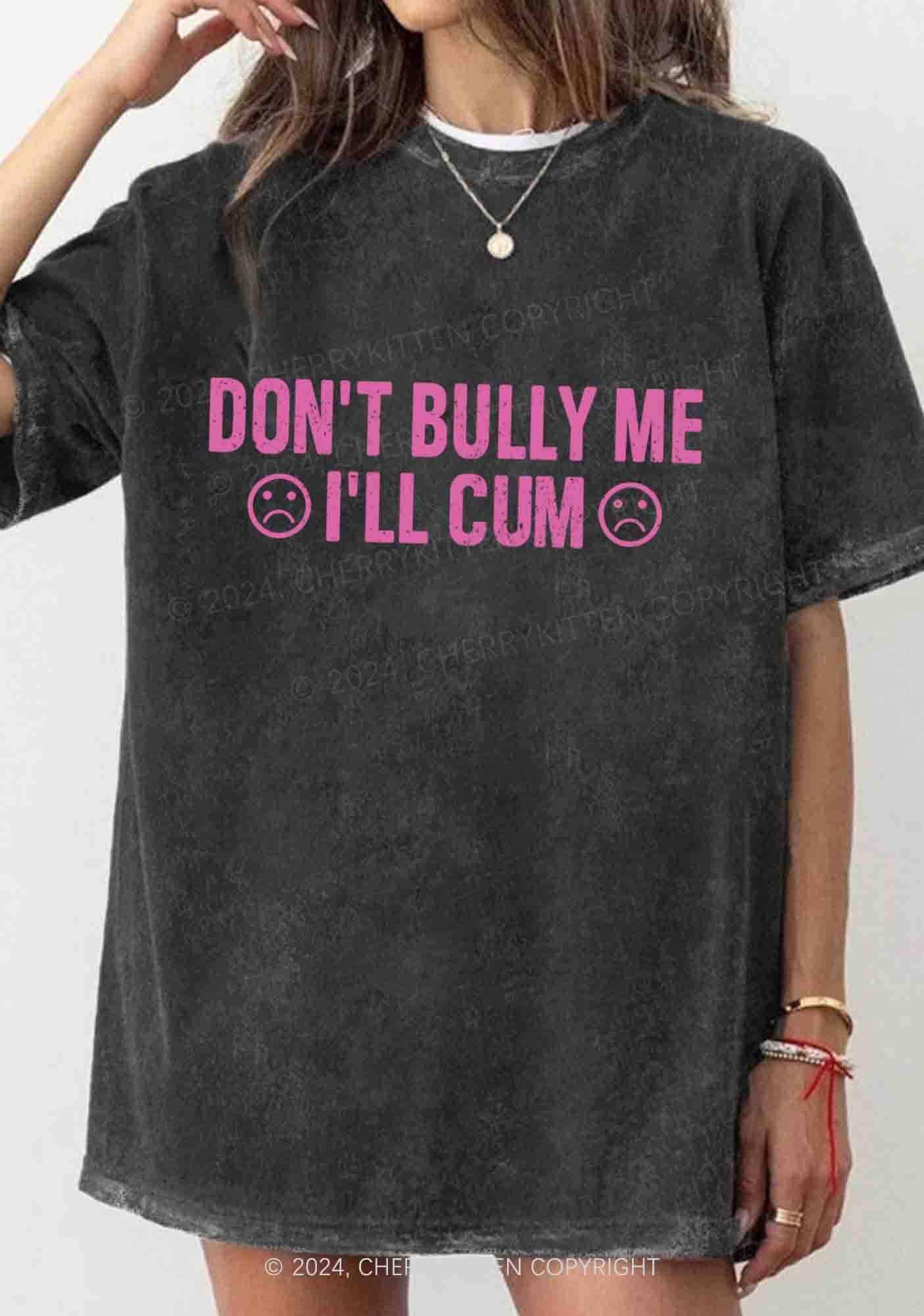 Don't Bully Me Y2K Washed Tee Cherrykitten - Image 2