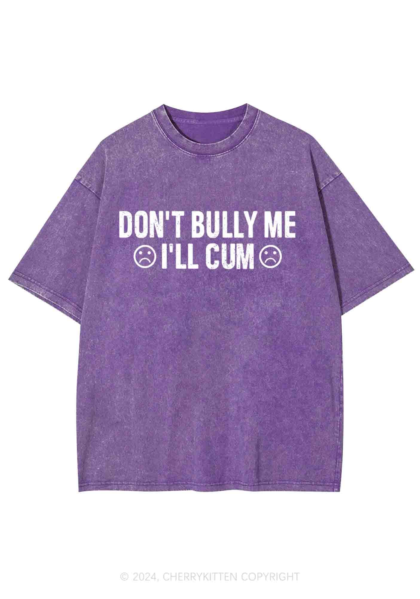 Don't Bully Me Y2K Washed Tee Cherrykitten - Image 5