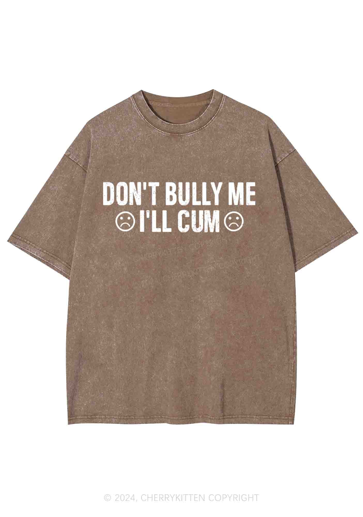 Don't Bully Me Y2K Washed Tee Cherrykitten - Image 6