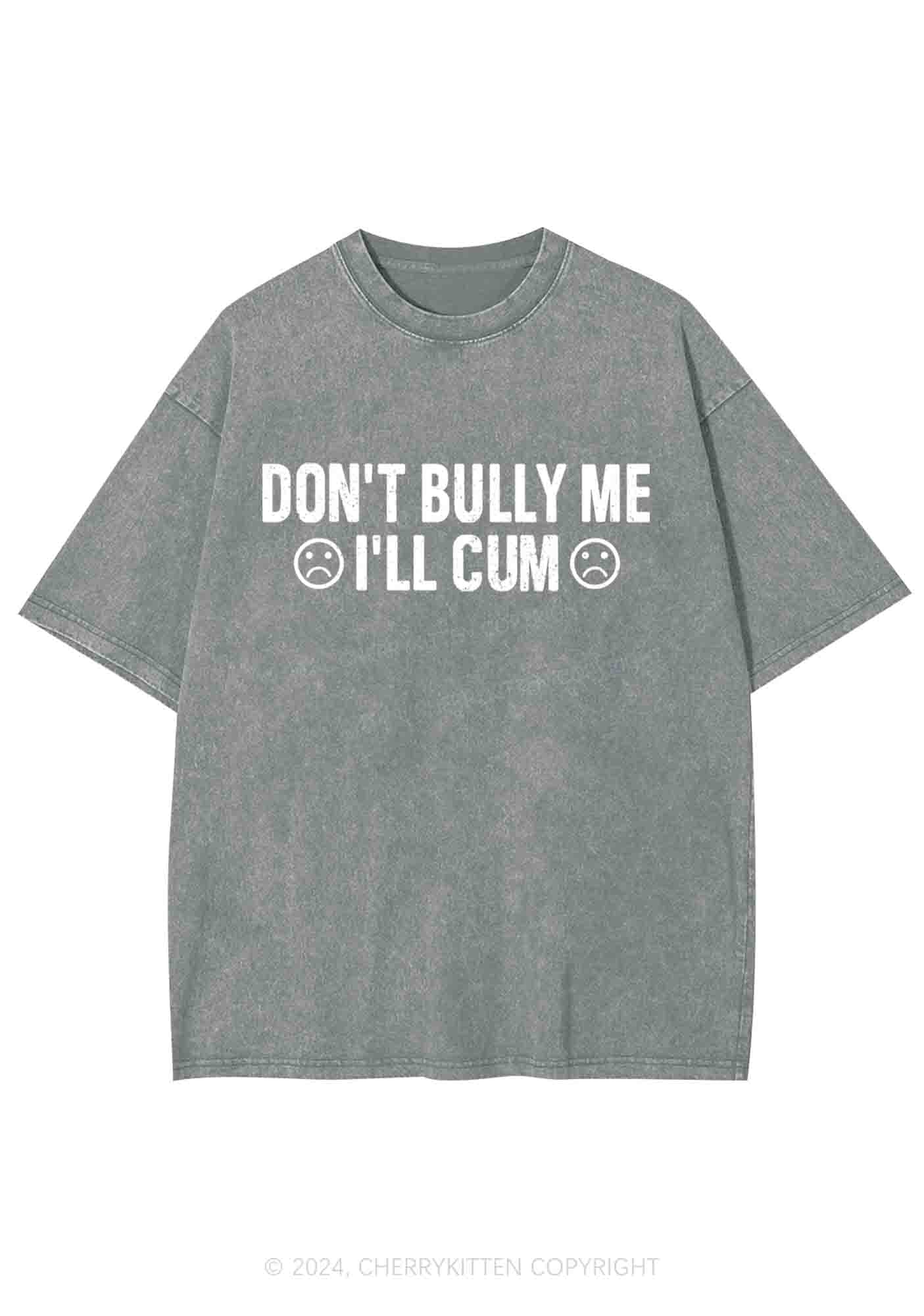 Don't Bully Me Y2K Washed Tee Cherrykitten - Image 7