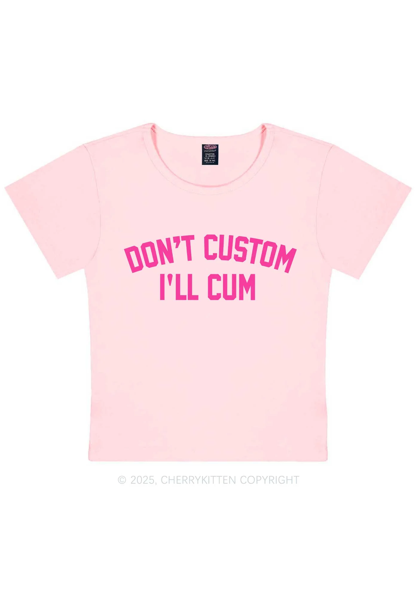 Dont Custom Y2K Baby Tee Cherrykitten - Image 10