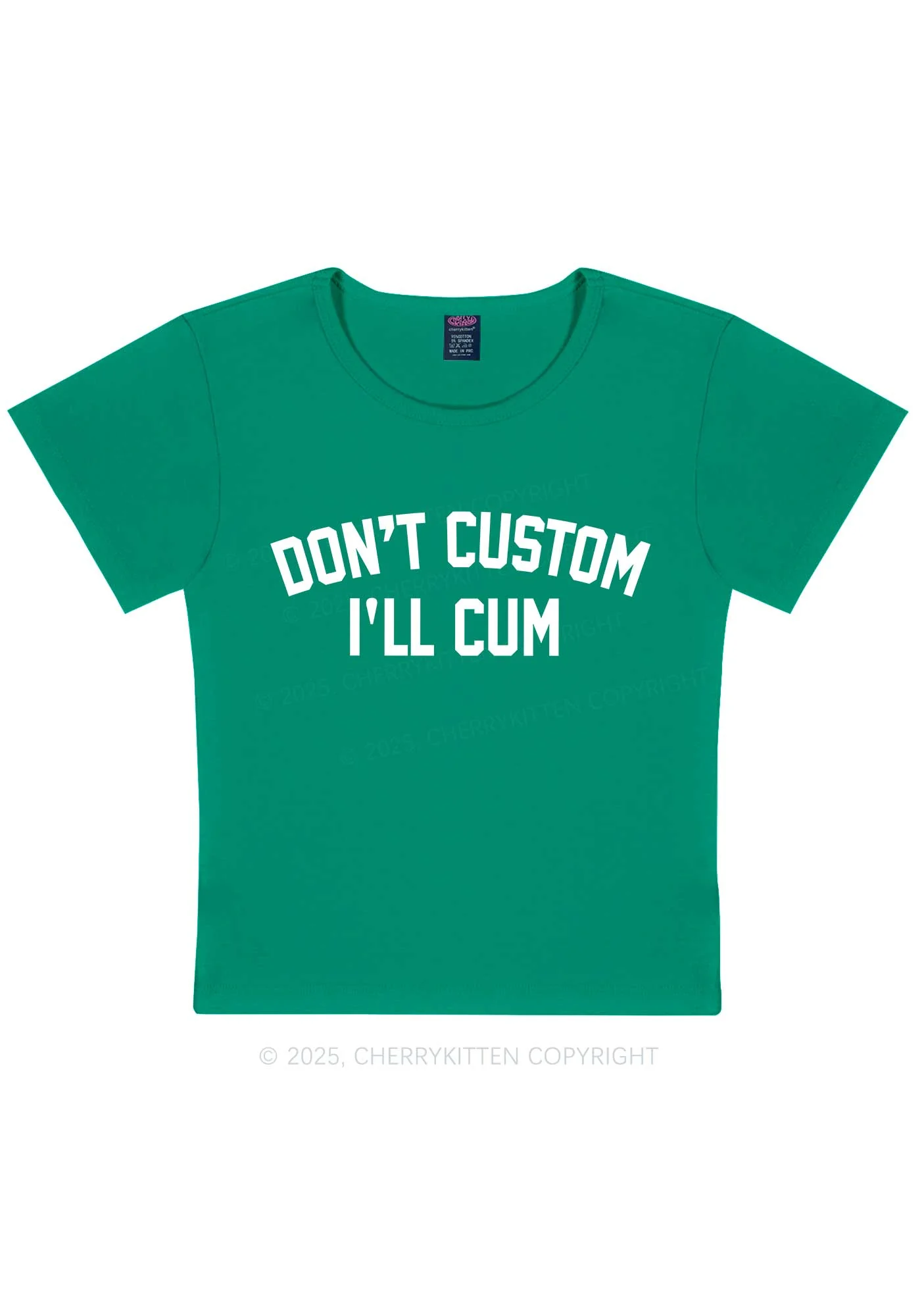 Dont Custom Y2K Baby Tee Cherrykitten - Image 11