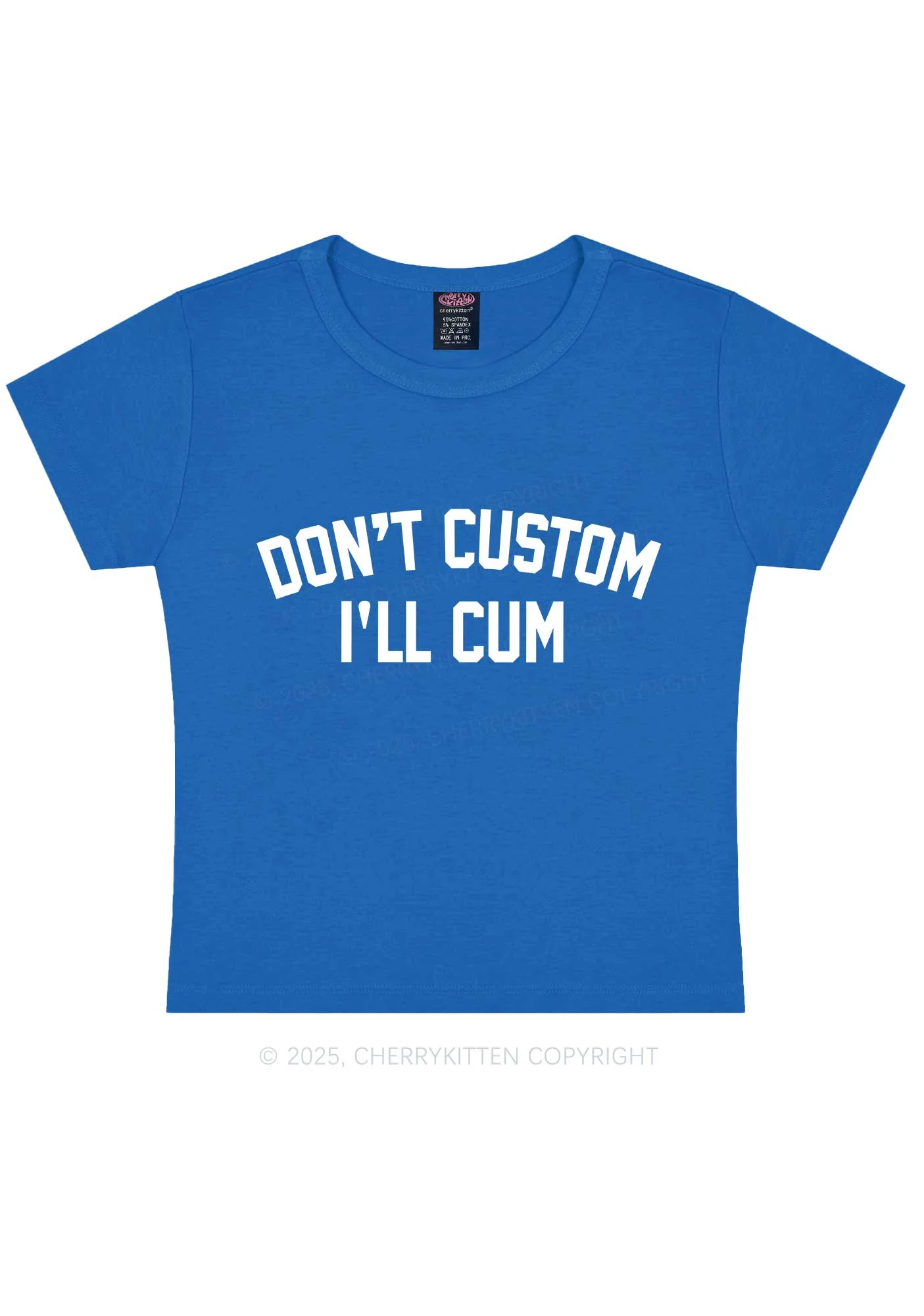 Dont Custom Y2K Baby Tee Cherrykitten - Image 8