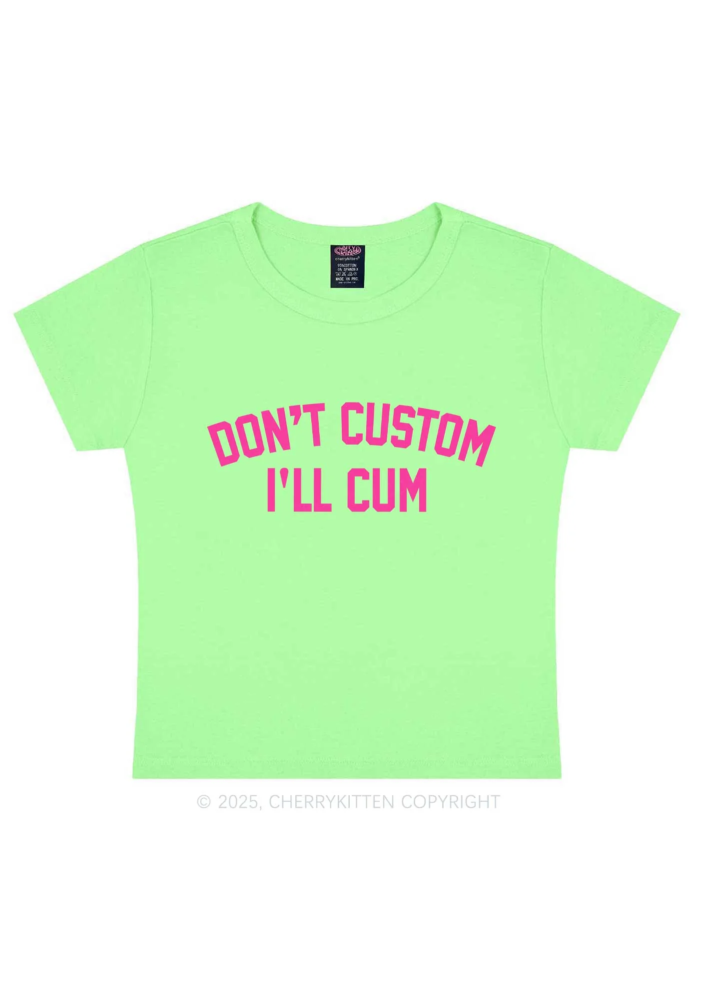 Dont Custom Y2K Baby Tee Cherrykitten - Image 9