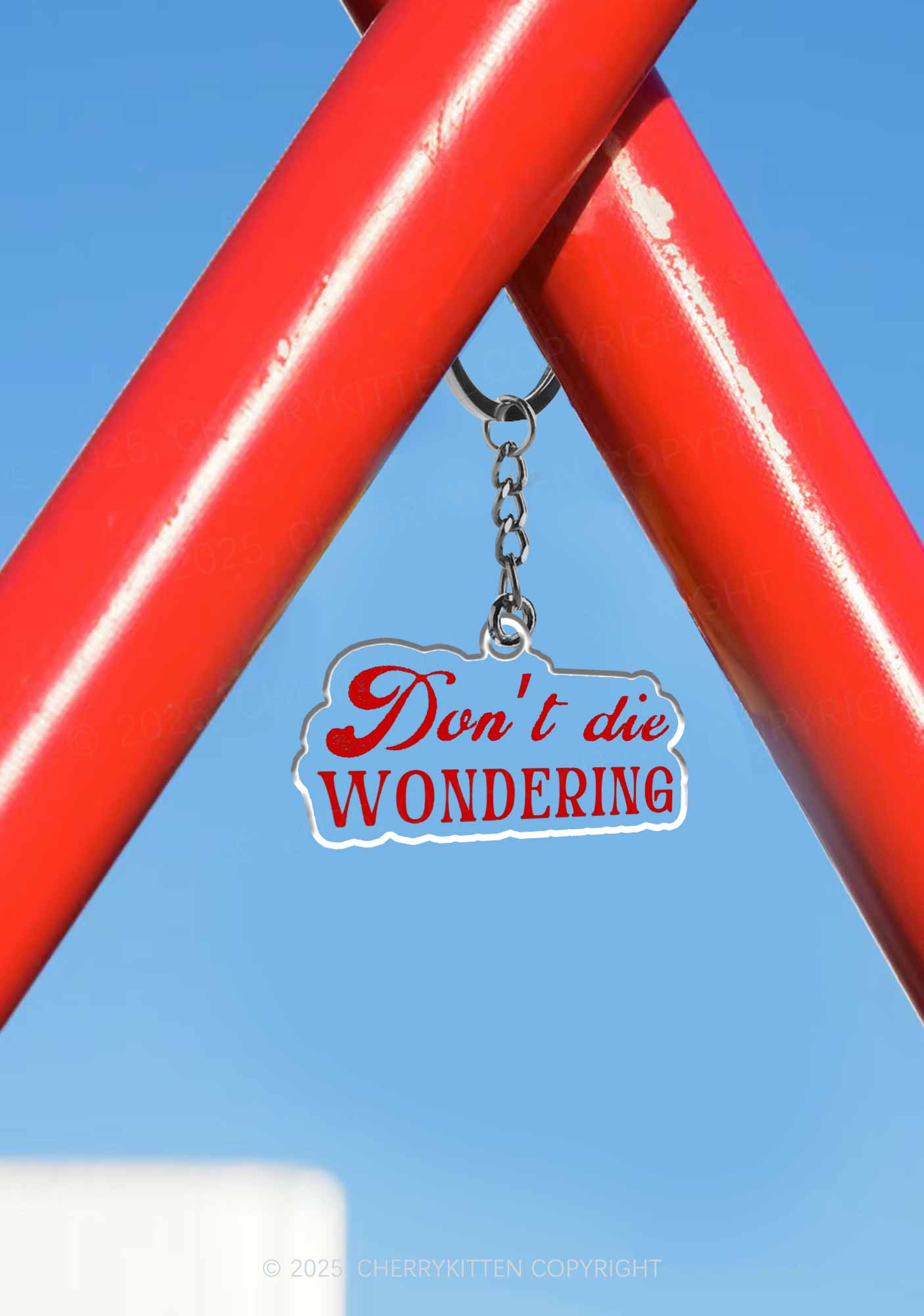Dont Die Wondering Pride 1Pc Y2K Keychain Cherrykitten - Image 3