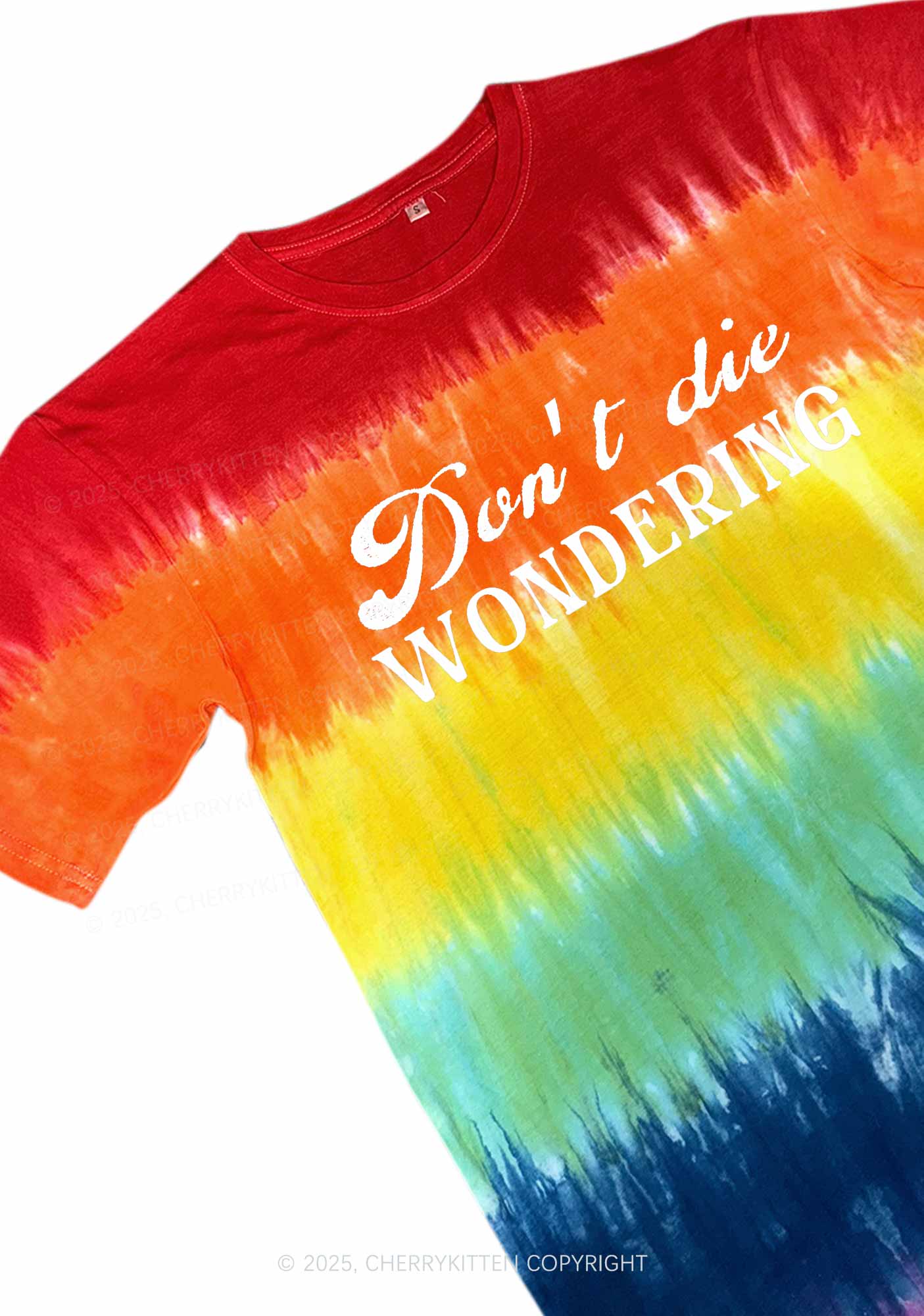 Dont Die Wondering Y2K Tie Dye Shirts Cherrykitten - Image 2