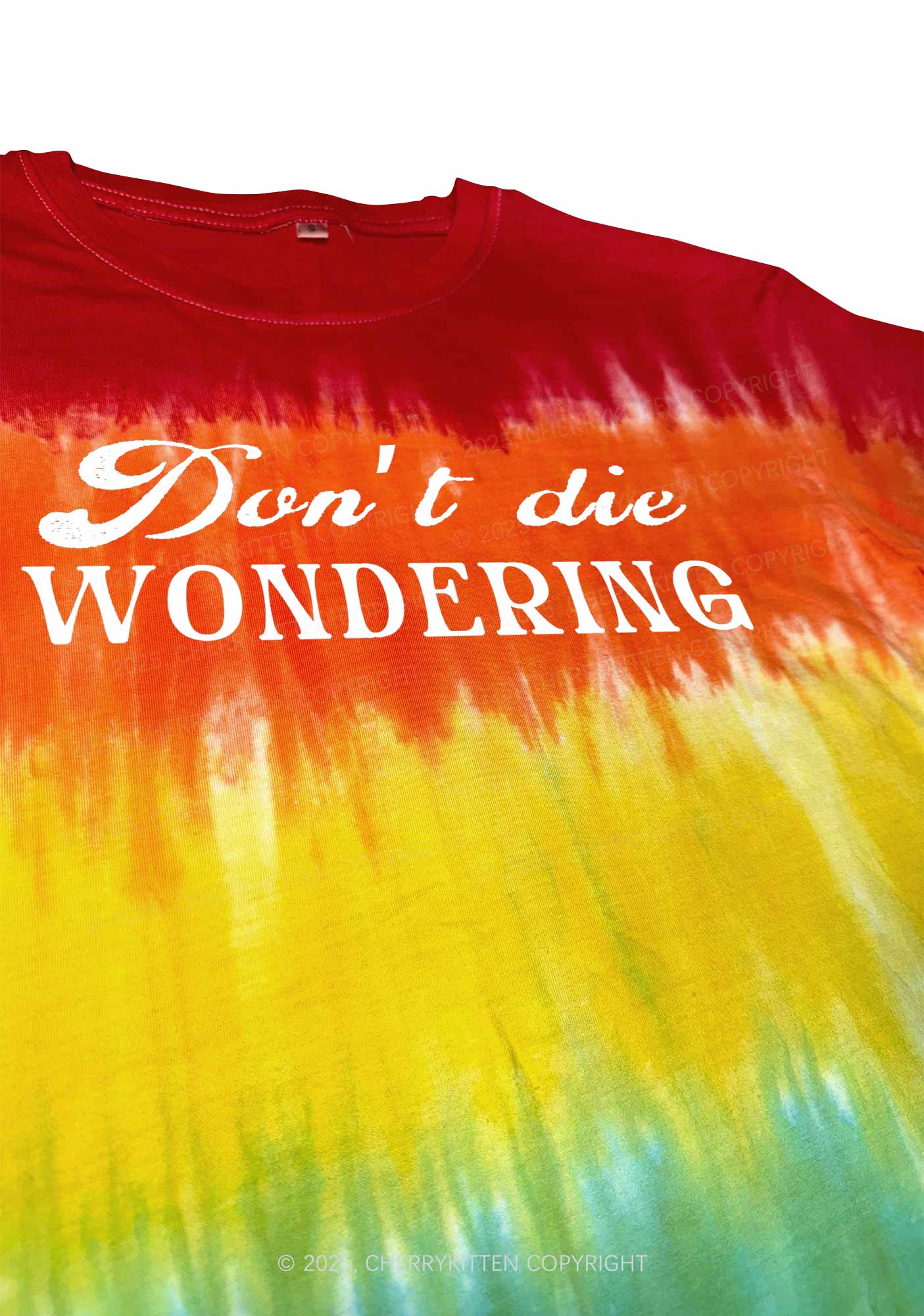 Dont Die Wondering Y2K Tie Dye Shirts Cherrykitten - Image 3