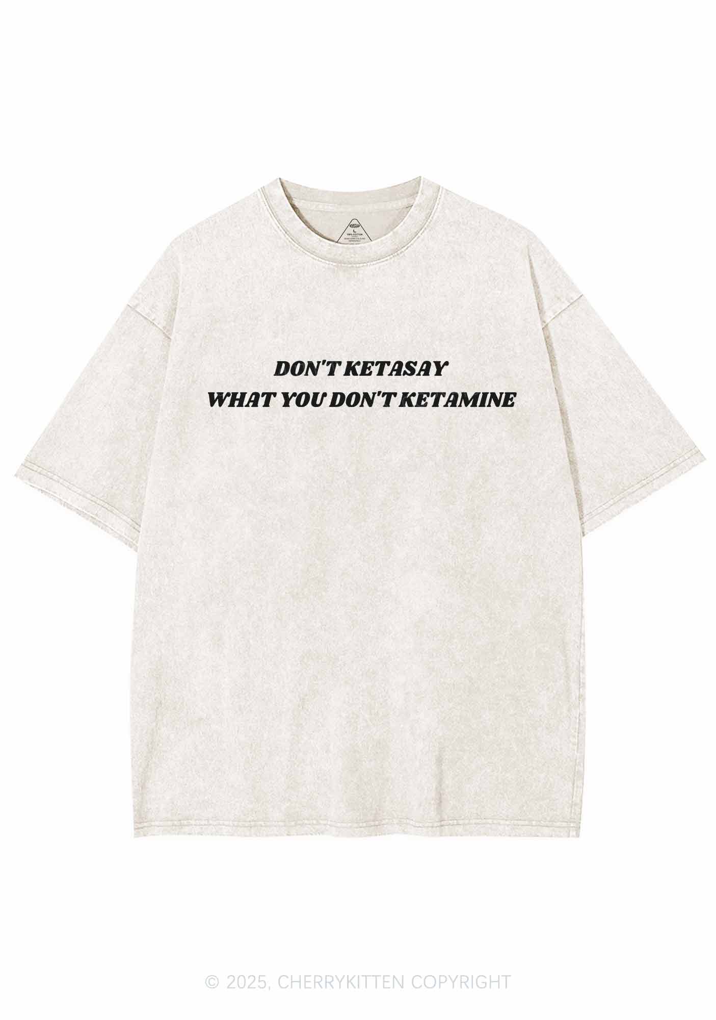 Don't Ketasay Y2K Washed Tee Cherrykitten - Image 5