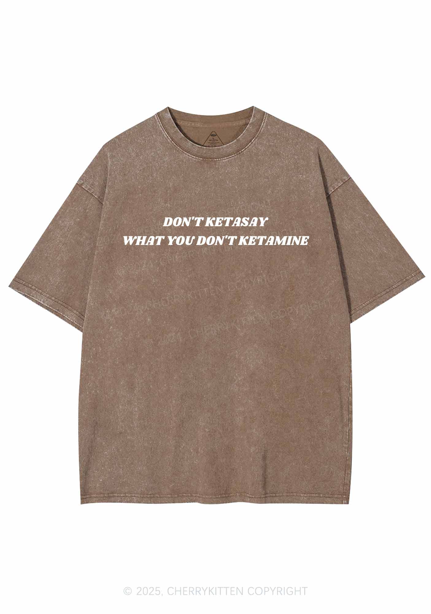Don't Ketasay Y2K Washed Tee Cherrykitten - Image 6