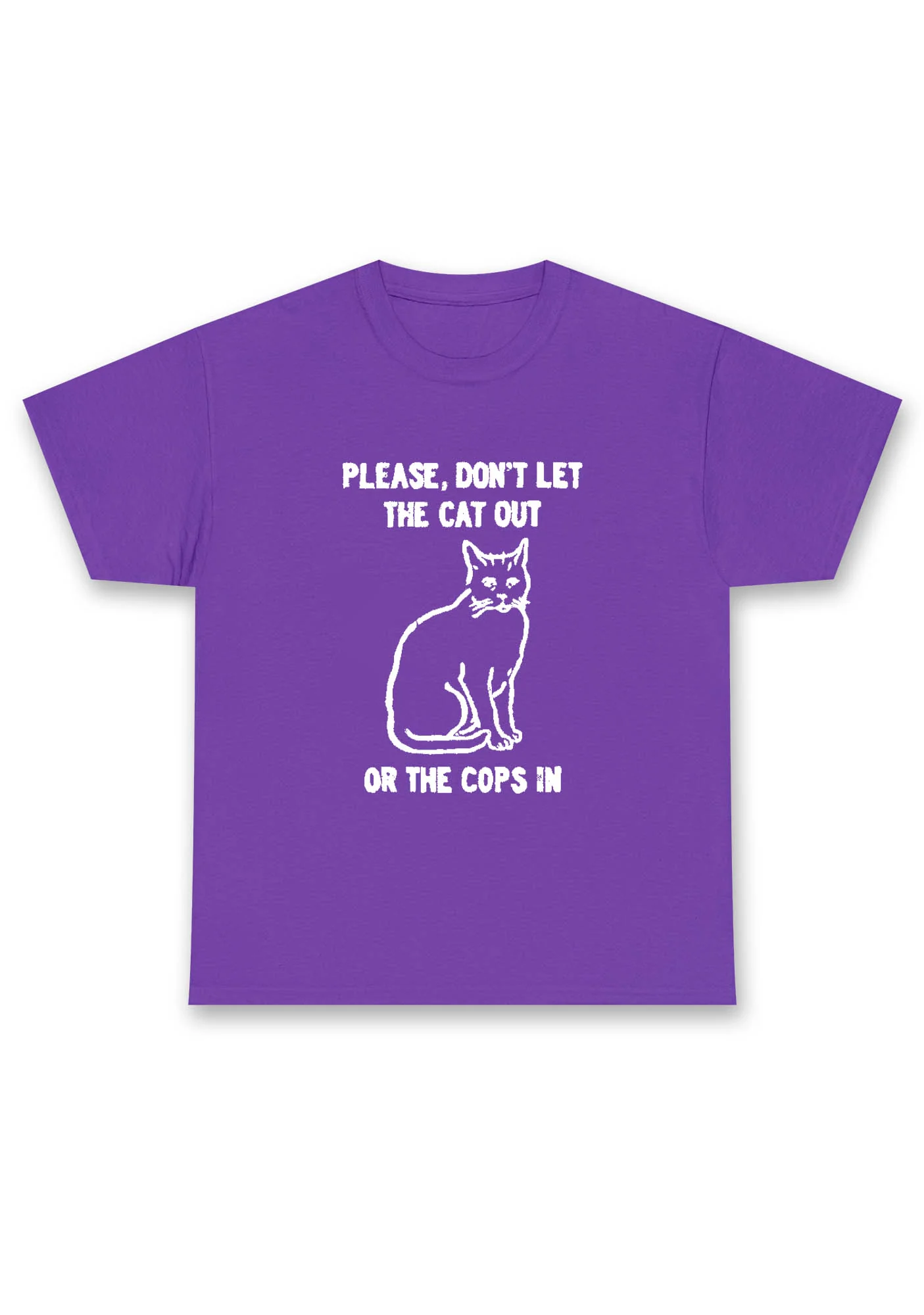 Don't Let The Cat Out Chunky Shirt - Image 3