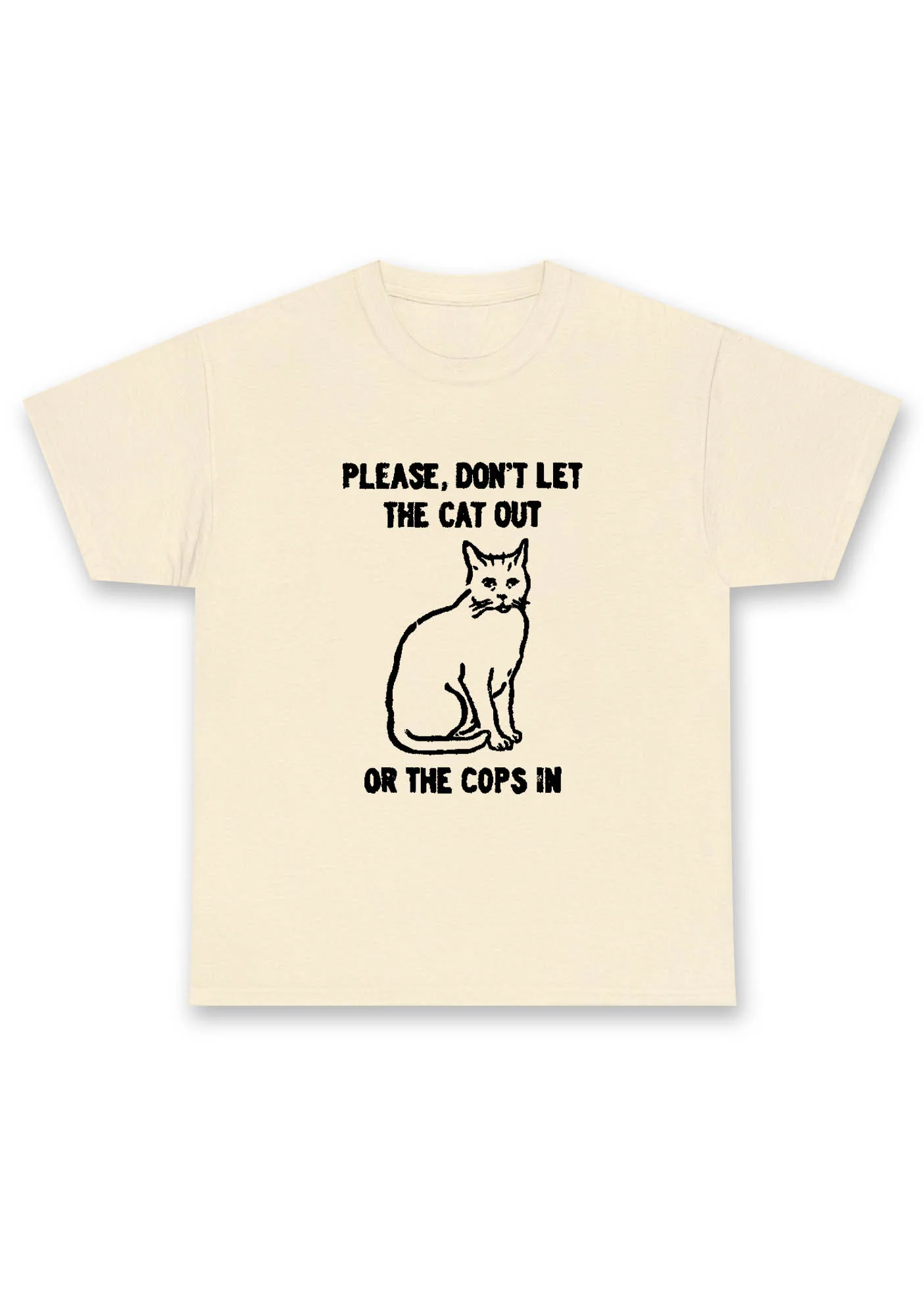 Don't Let The Cat Out Chunky Shirt - Image 4