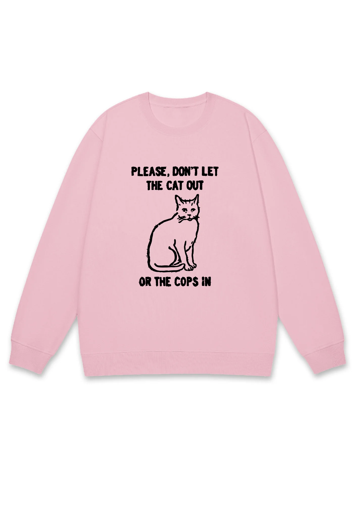 Don't Let The Cat Out Y2K Sweatshirt - Image 6
