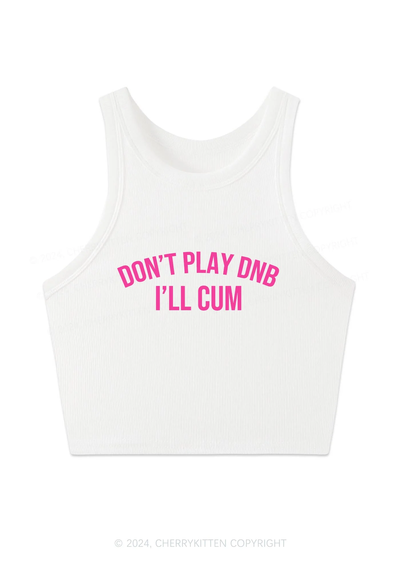 Don't Play DNB Y2K Crop Tank Top Cherrykitten - Image 3