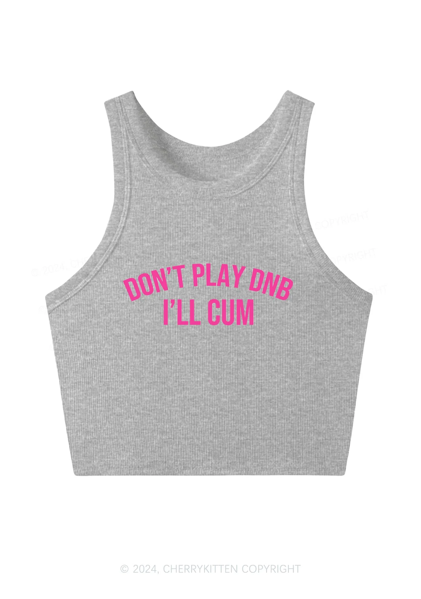 Don't Play DNB Y2K Crop Tank Top Cherrykitten - Image 4
