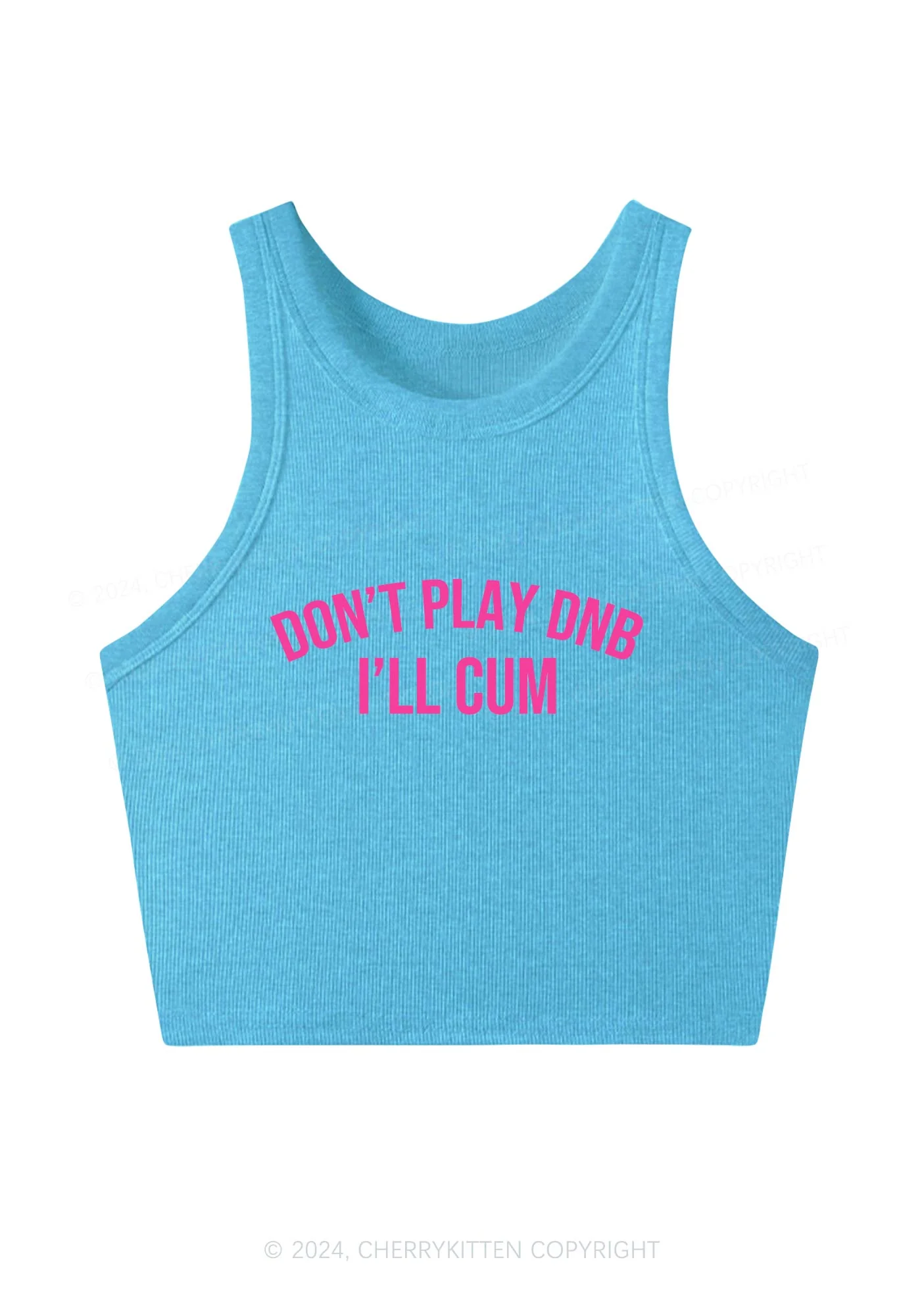 Don't Play DNB Y2K Crop Tank Top Cherrykitten - Image 5