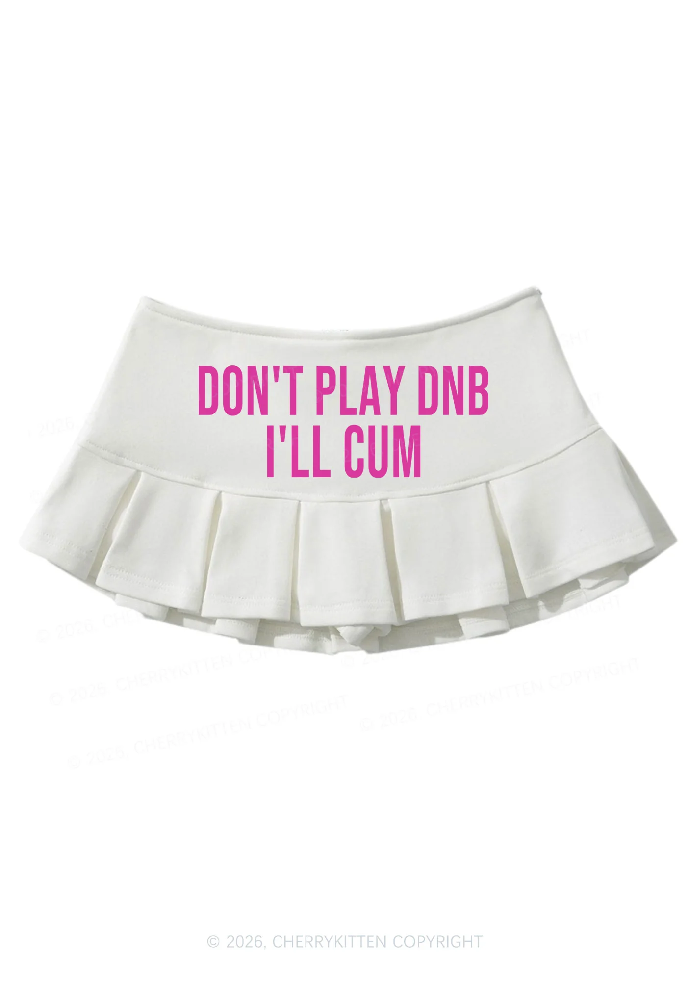 Dont Play DNB Y2K Mini Pleated Skirts Cherrykitten - Image 2