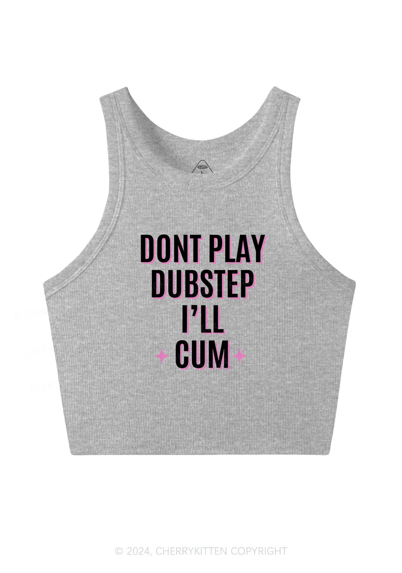 Dont Play Dubstep Y2K Crop Tank Top Cherrykitten - Image 5