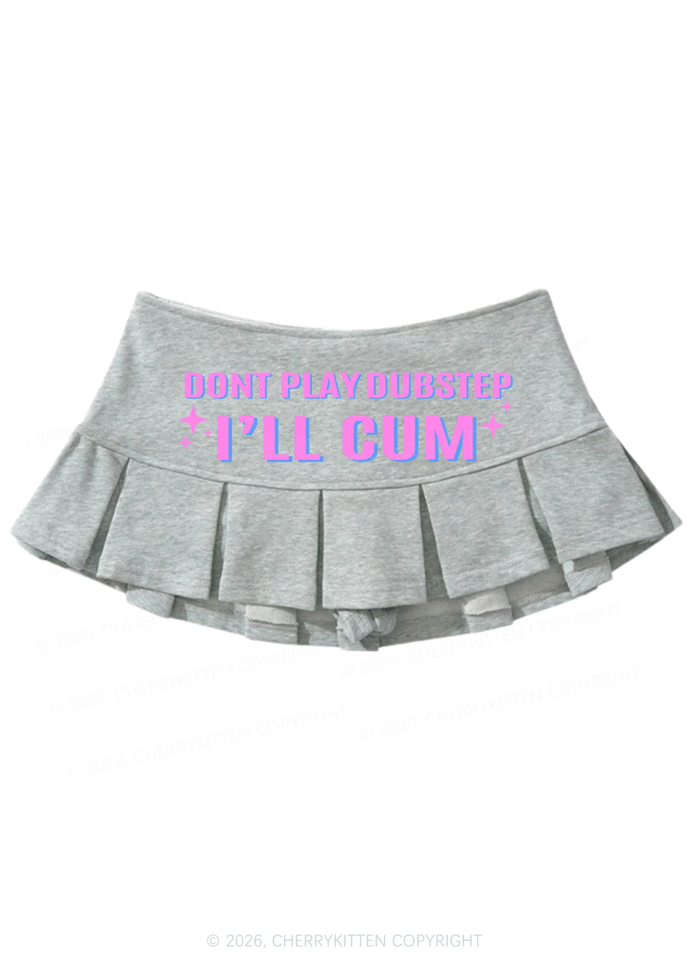 Dont Play Dubstep Y2K Mini Pleated Skirts Cherrykitten - Image 3