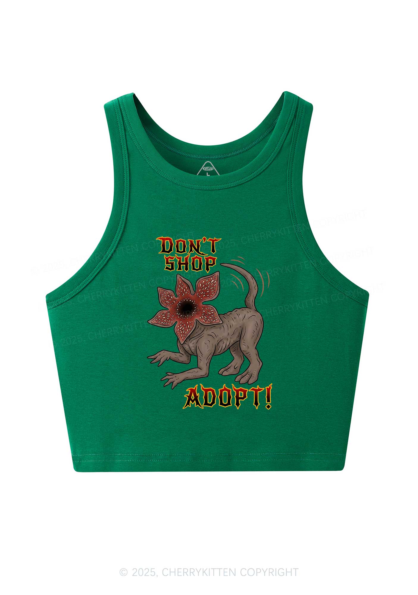 Dont Shop Adopt Y2K Crop Tank Top Cherrykitten - Image 6