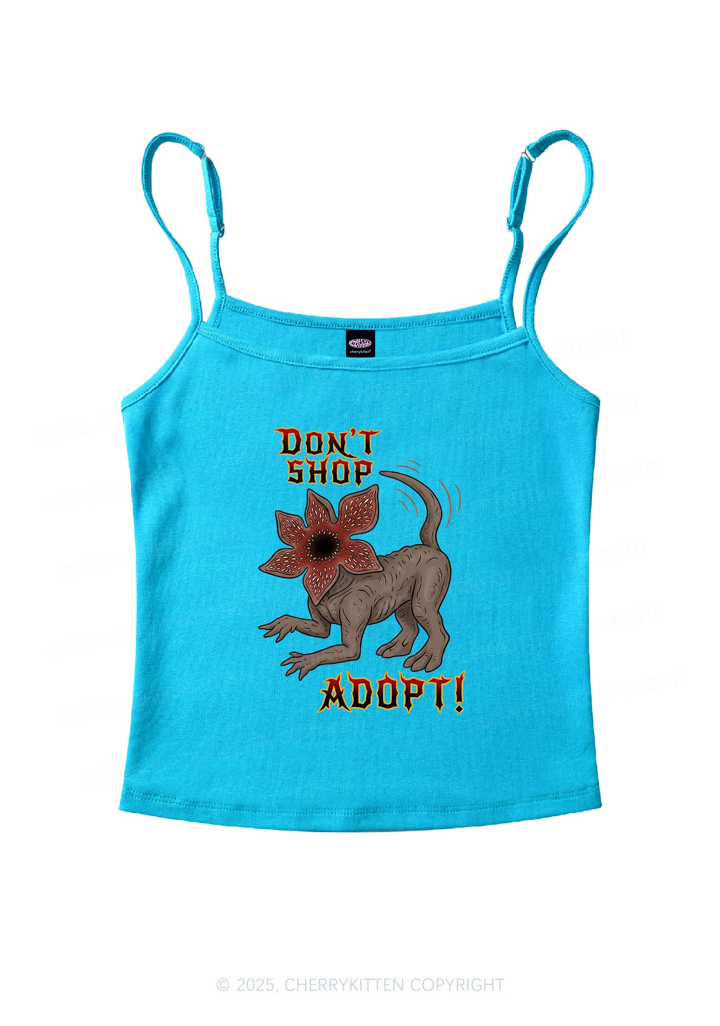 Dont Shop Adopt Y2K Spaghetti Strap Cami Cherrykitten - Image 6