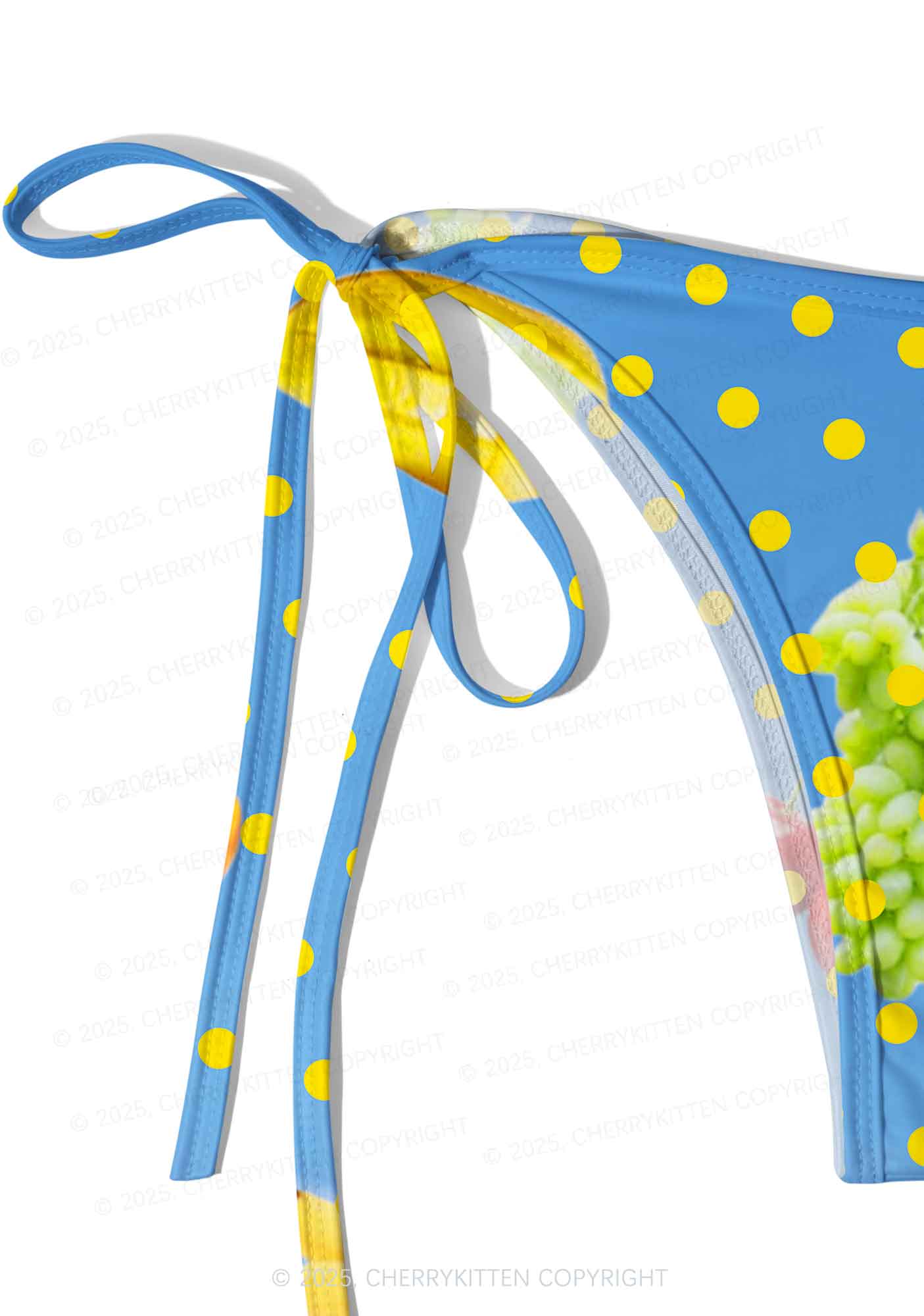 Dotty Fruits Y2K Print Bikini Set Cherrykitten - Image 5