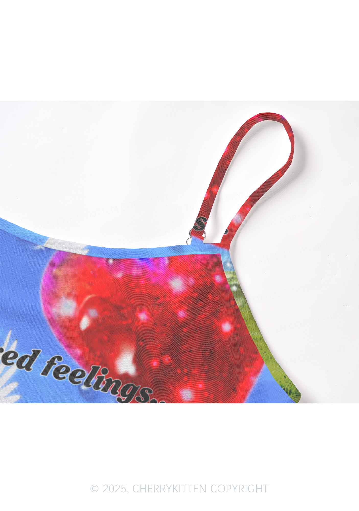 Dove And Mixed Feelings Y2K Mesh Cami Tank Cherrykitten - Image 5