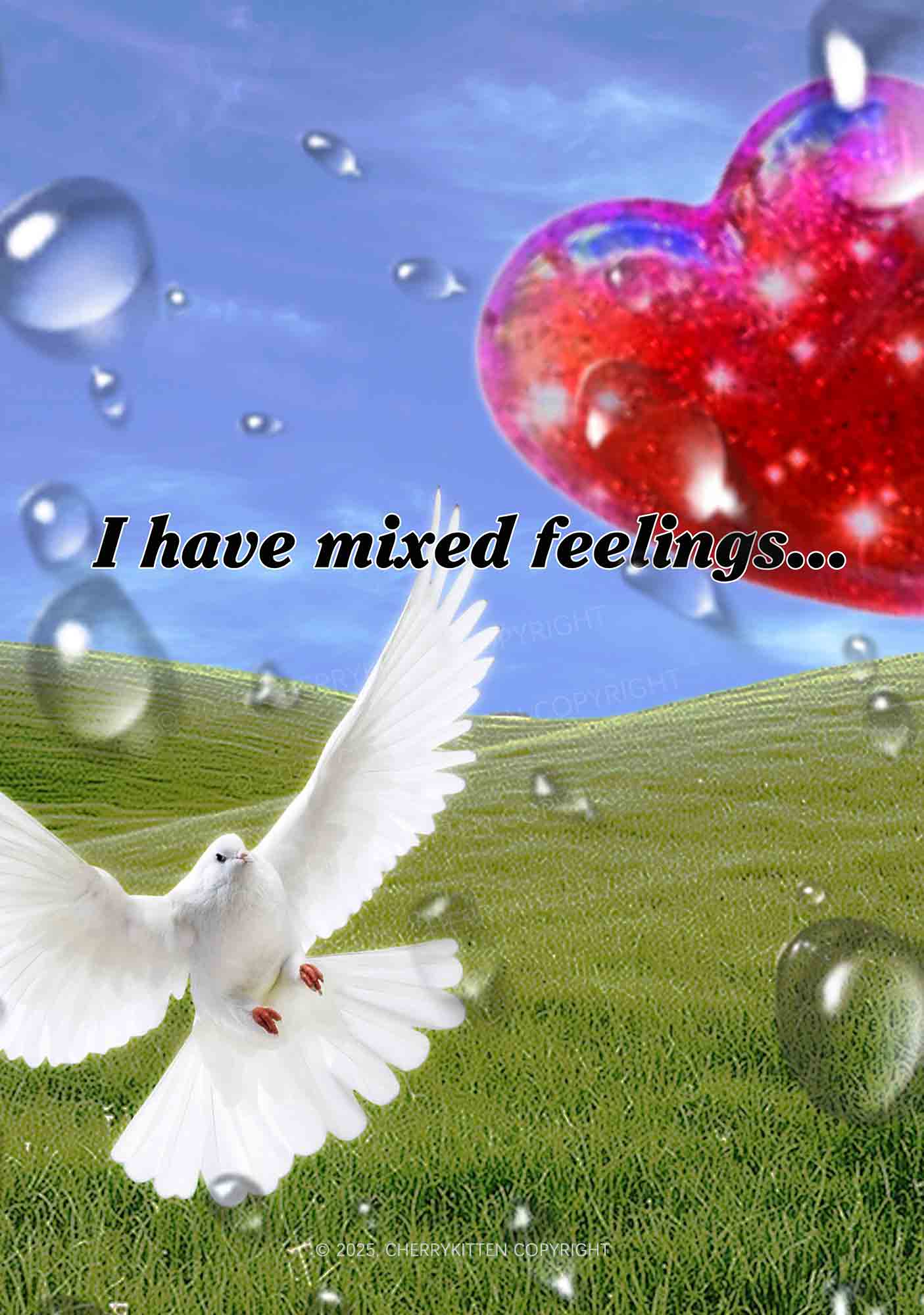Dove And Mixed Feelings Y2K Mesh Cami Tank Cherrykitten - Image 2