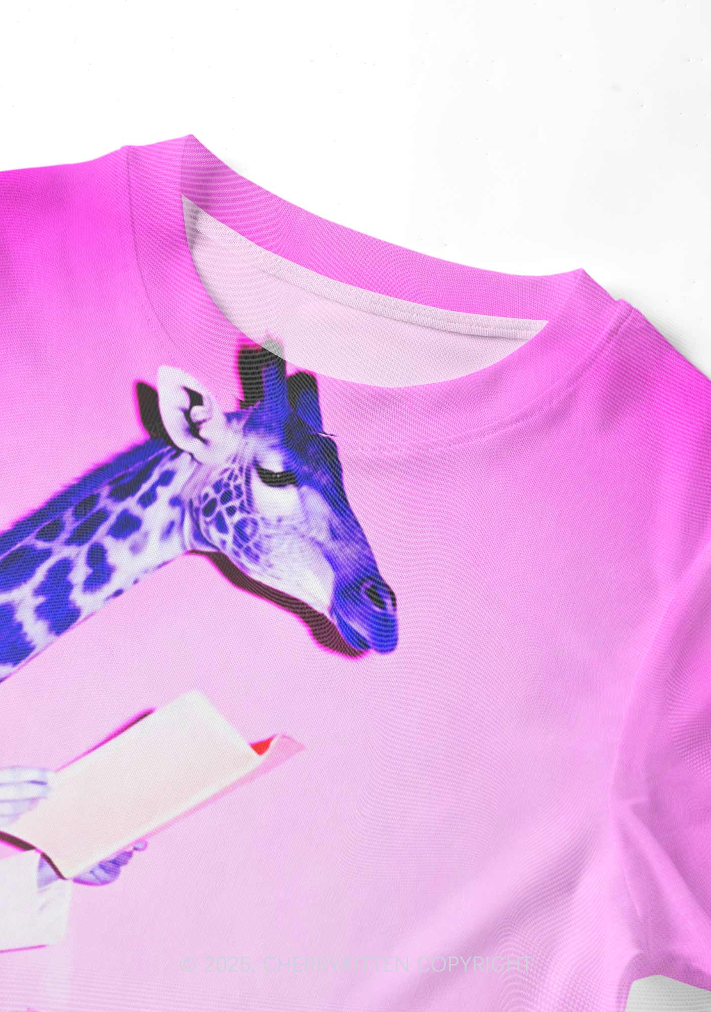 Dr Giraffe Y2K Mesh Crop Top Cherrykitten - Image 3