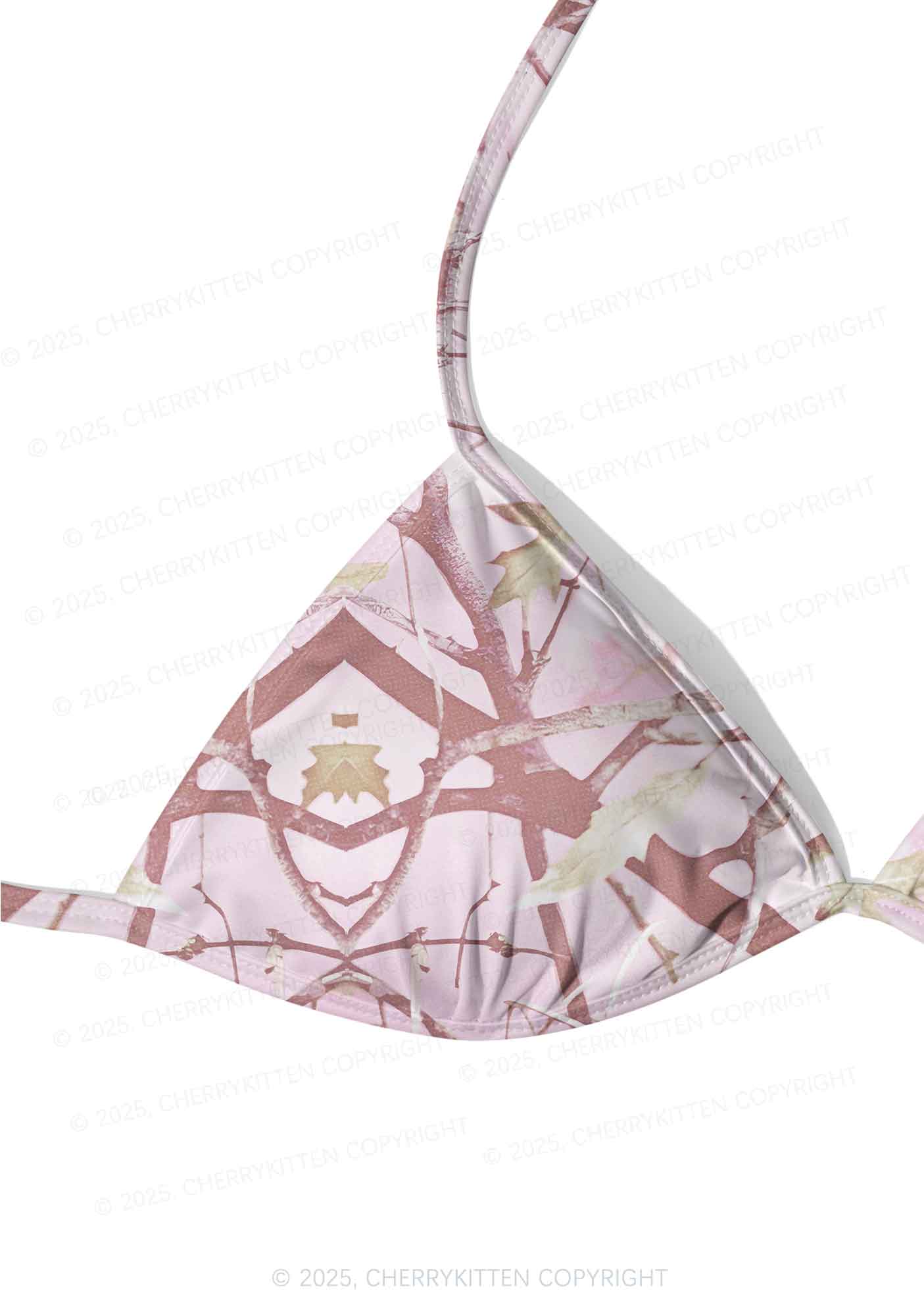 Dreamy Pink Tree Y2K Print Bikini Set Cherrykitten - Image 4