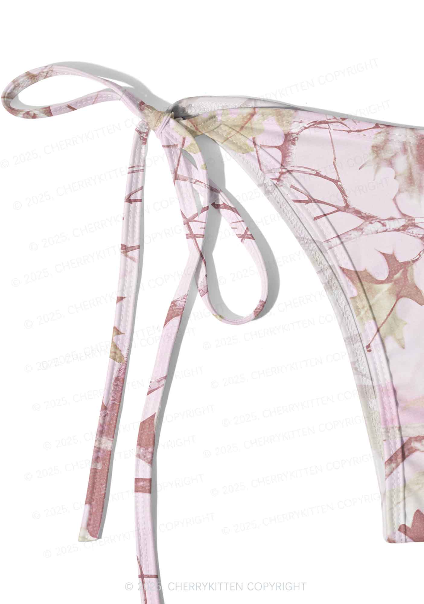 Dreamy Pink Tree Y2K Print Bikini Set Cherrykitten - Image 5