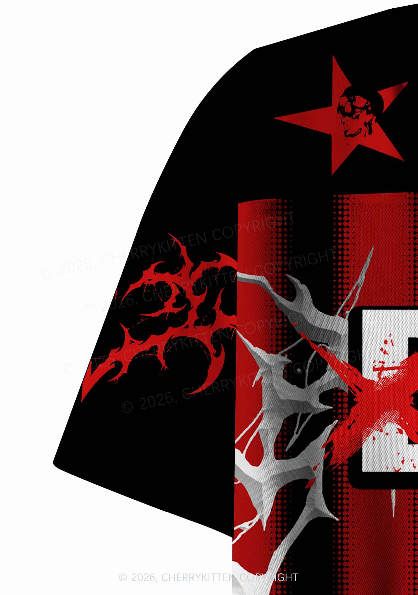 Drum And Bass Y2K Crop Sport Jersey Shirts Cherrykitten - Image 8