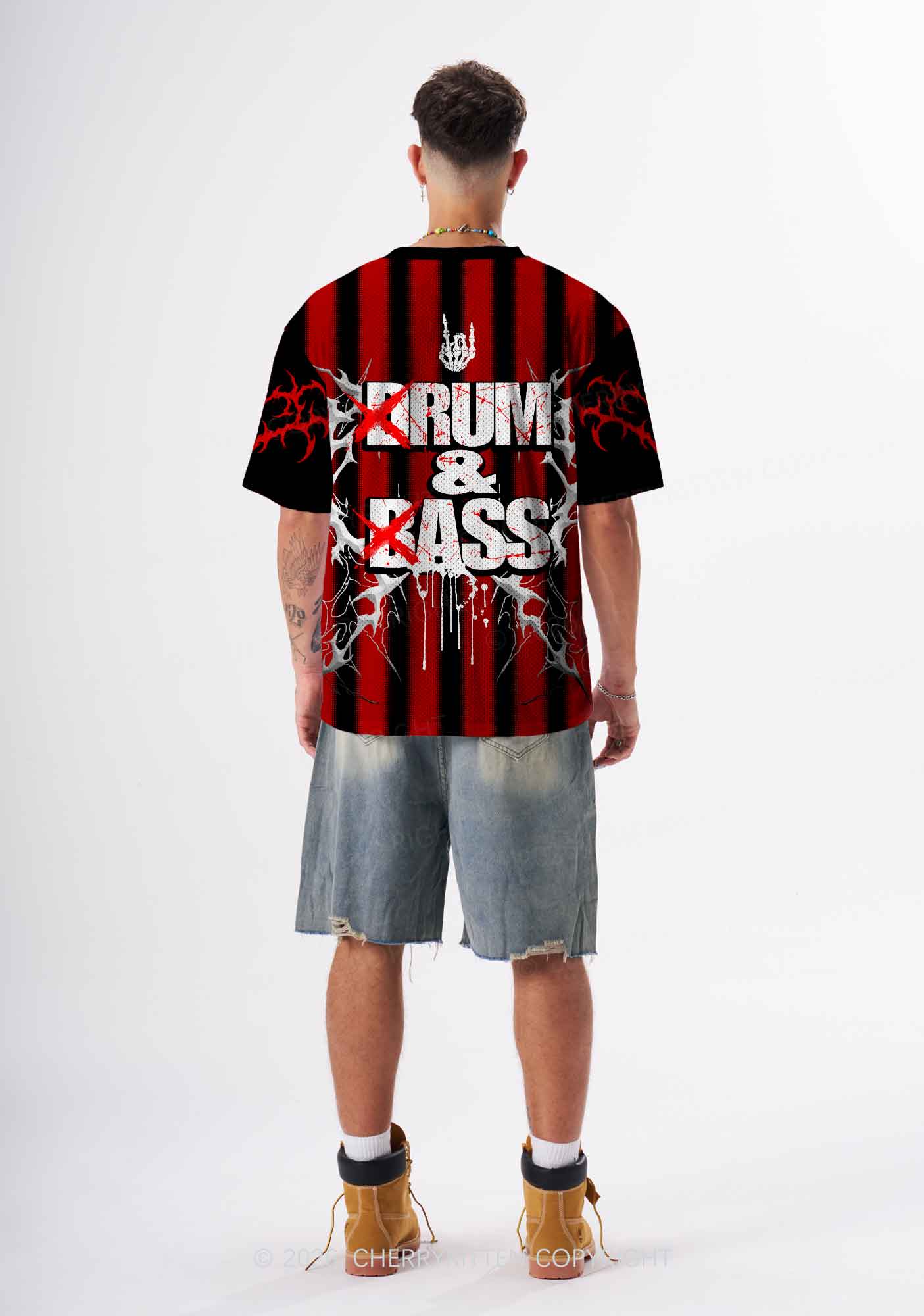 Drum And Bass Y2K Sport Jersey Shirts Cherrykitten - Image 3
