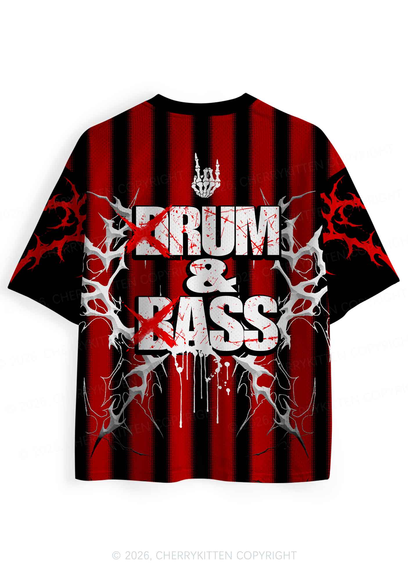 Drum And Bass Y2K Sport Jersey Shirts Cherrykitten - Image 4