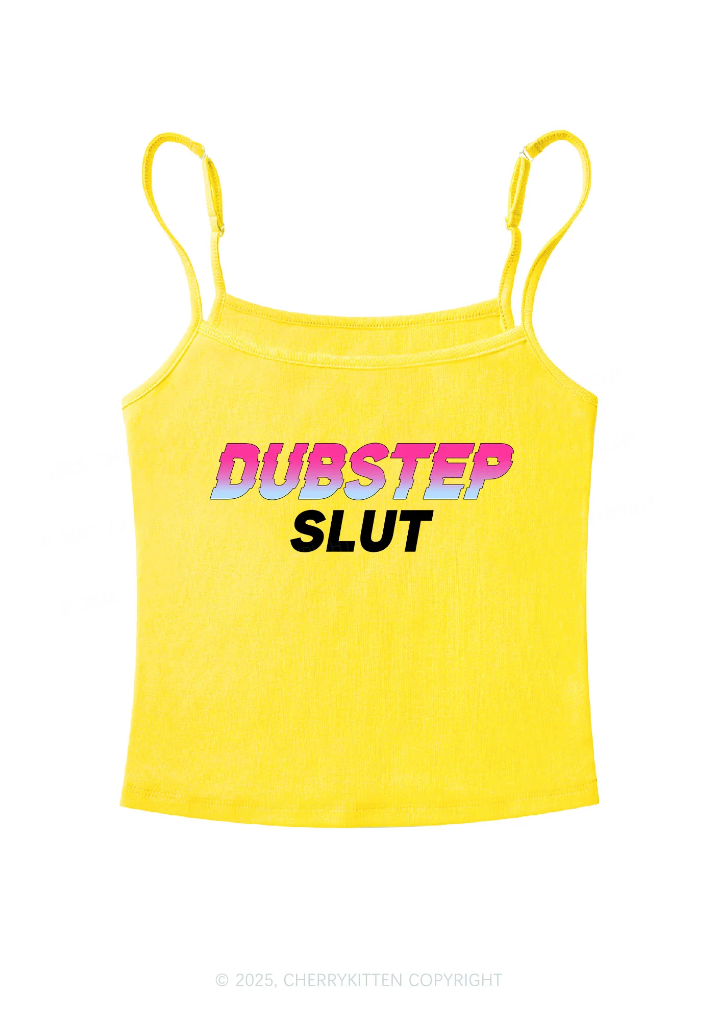 Dubstep Slxt Y2K Spaghetti Strap Cami Cherrykitten - Image 4