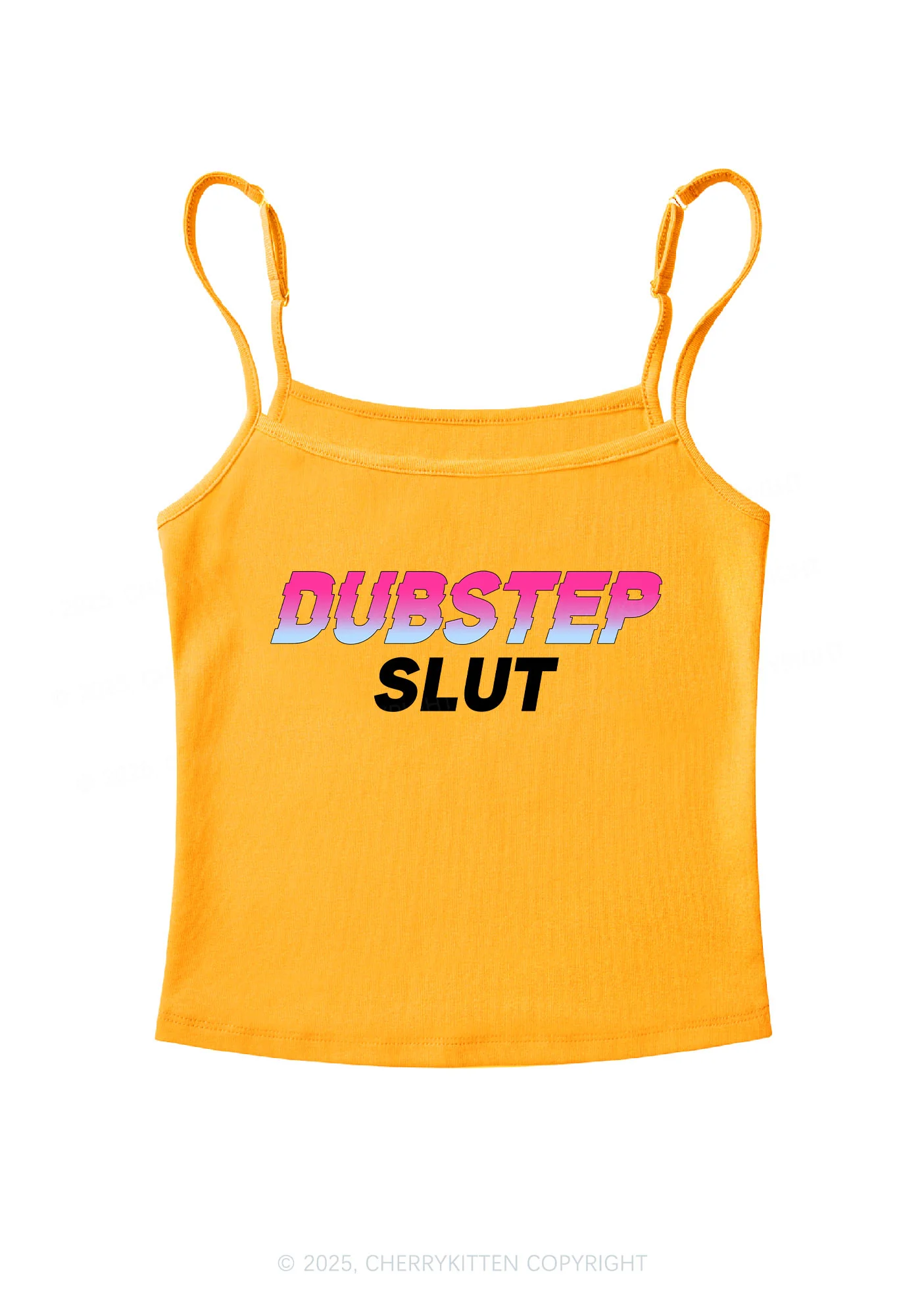 Dubstep Slxt Y2K Spaghetti Strap Cami Cherrykitten - Image 7