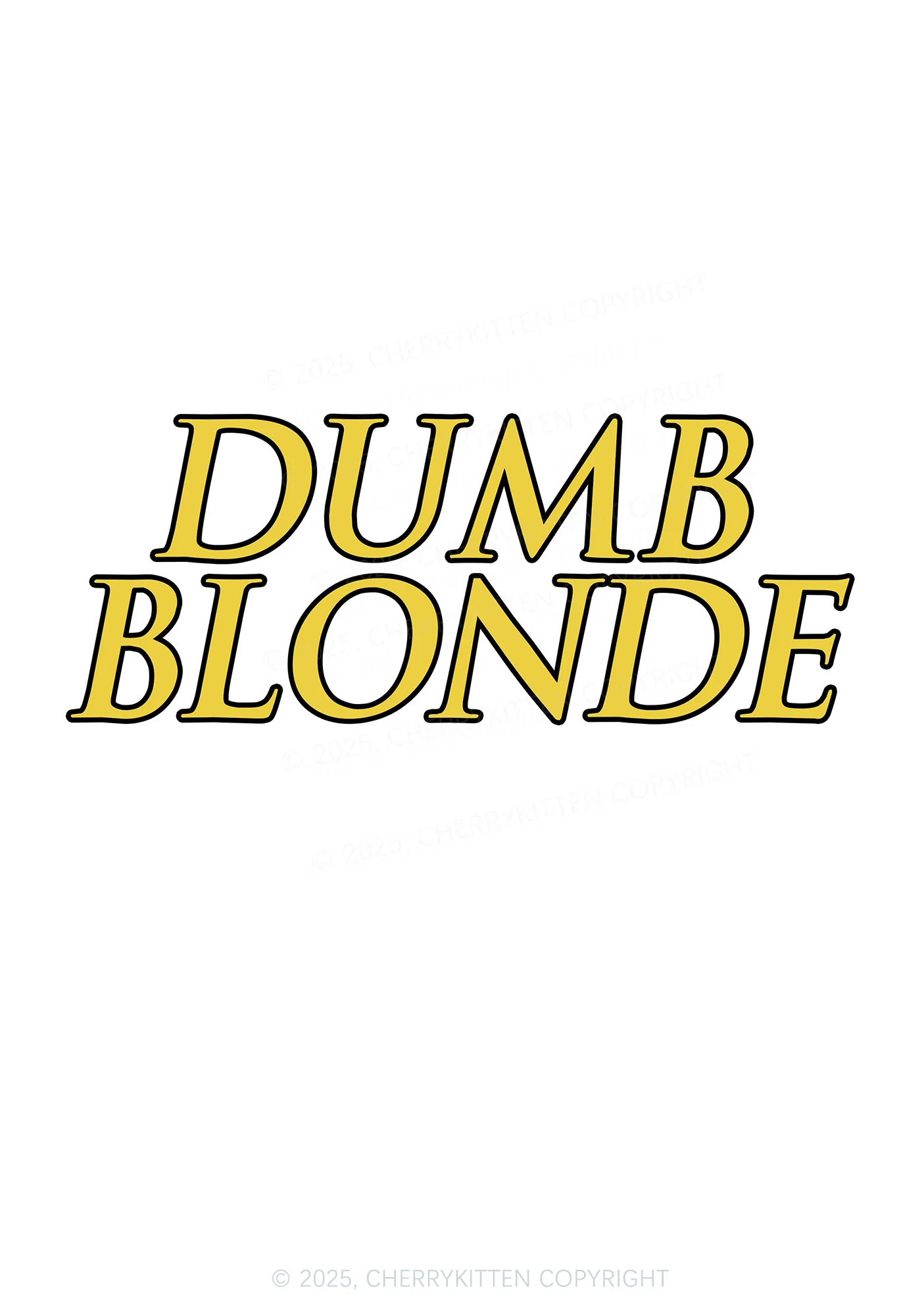 Dumb Blonde Y2K Bikini String Thong Cherrykitten - Image 2