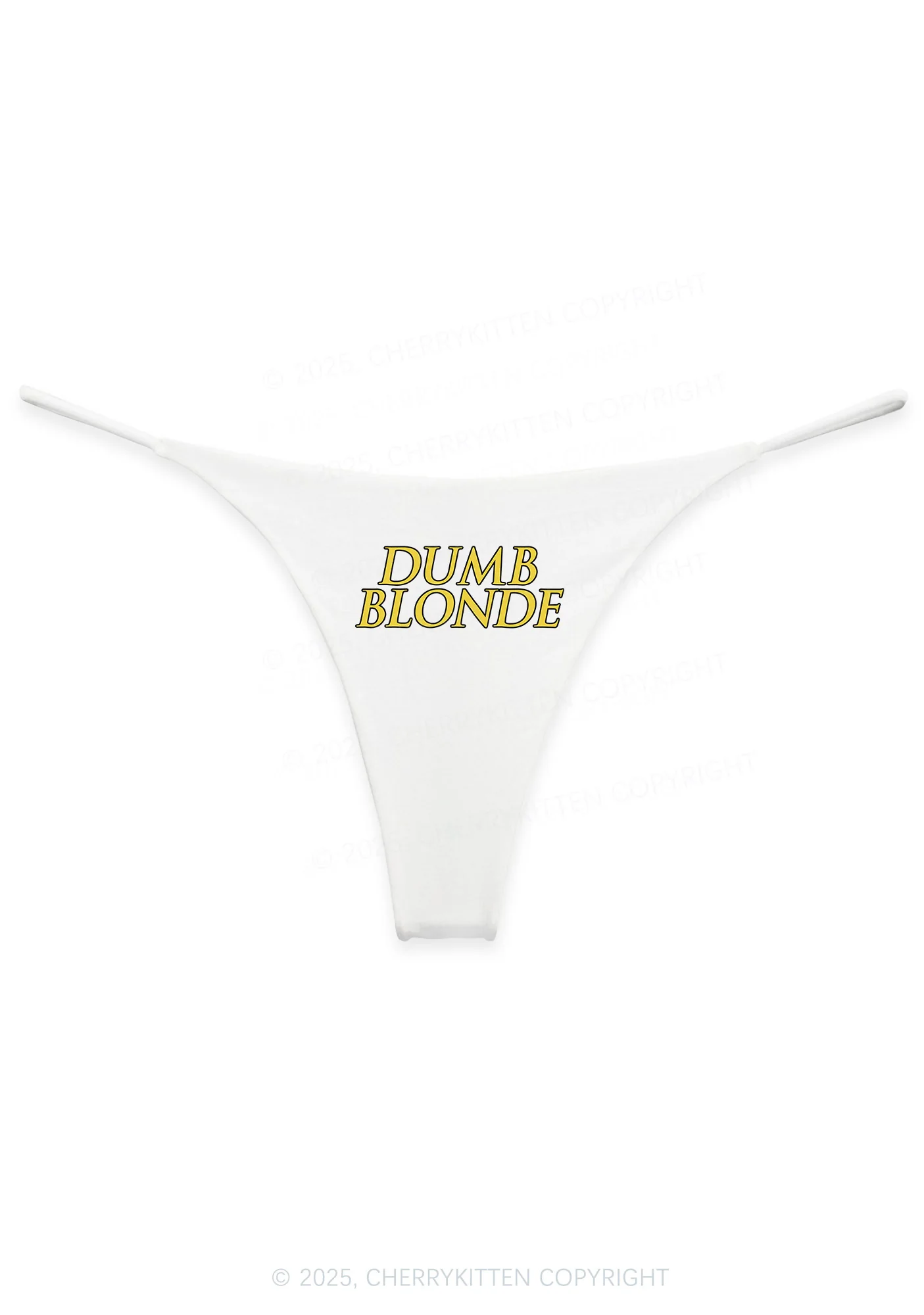 Dumb Blonde Y2K Bikini String Thong Cherrykitten - Image 6