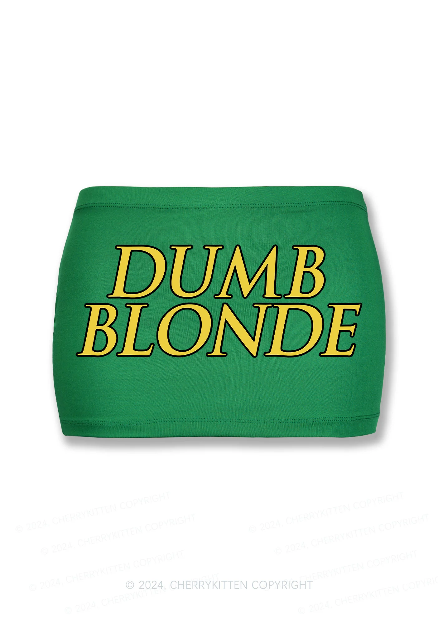 Dumb Blonde Y2K Mini Hip Skirt Cherrykitten - Image 6